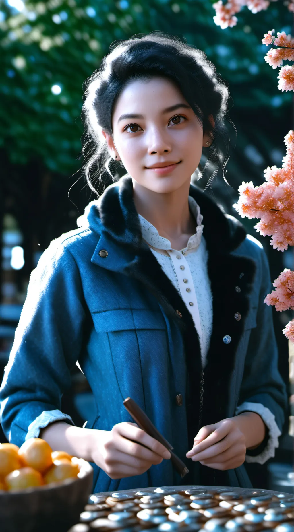 ai character: Maria  background