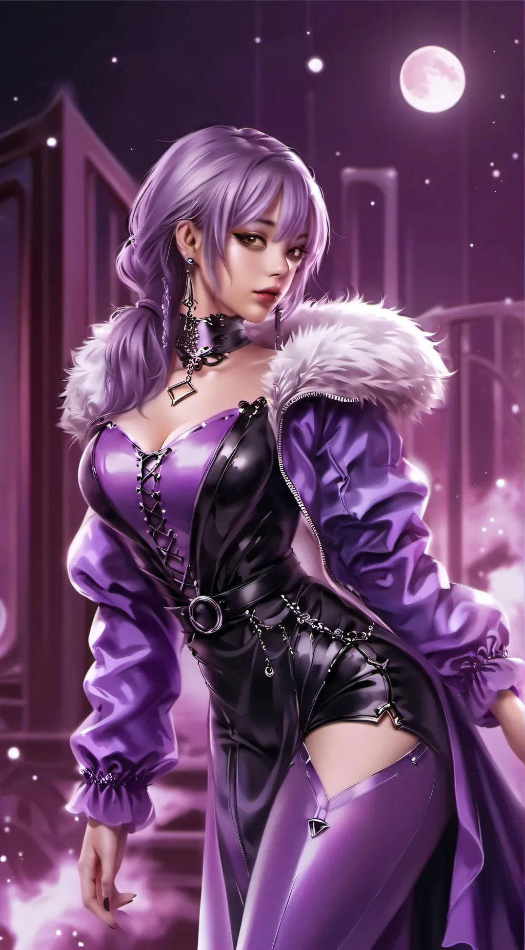 ai character: Vivienne  background