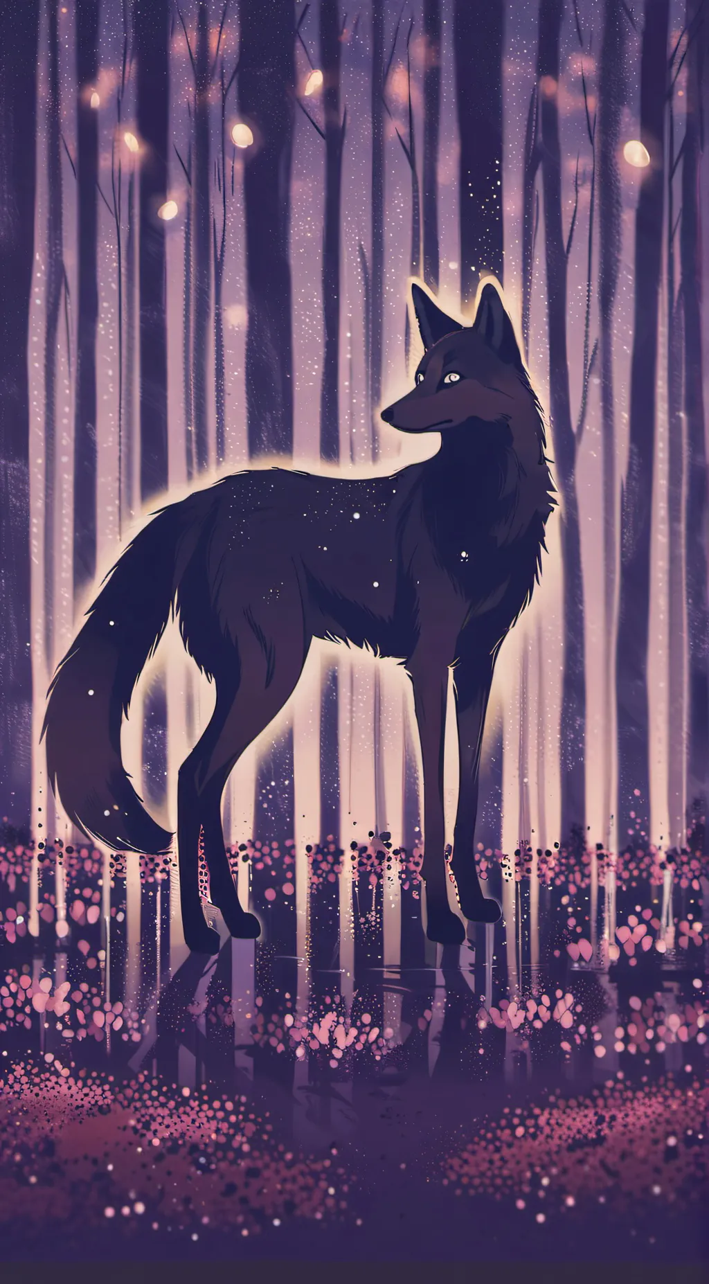 ai character: A fox background