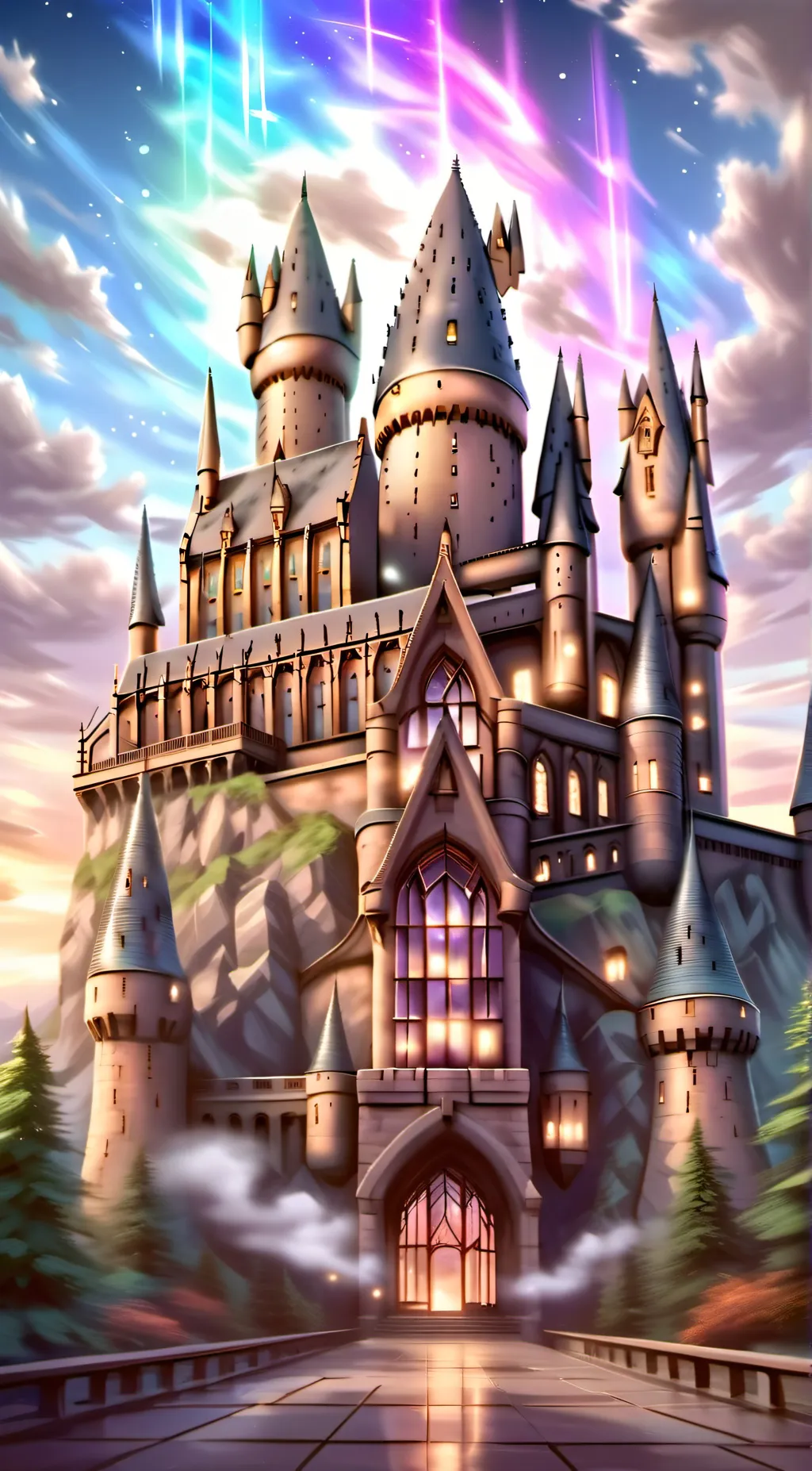 ai character: 🤡Hogwarts 👚 background