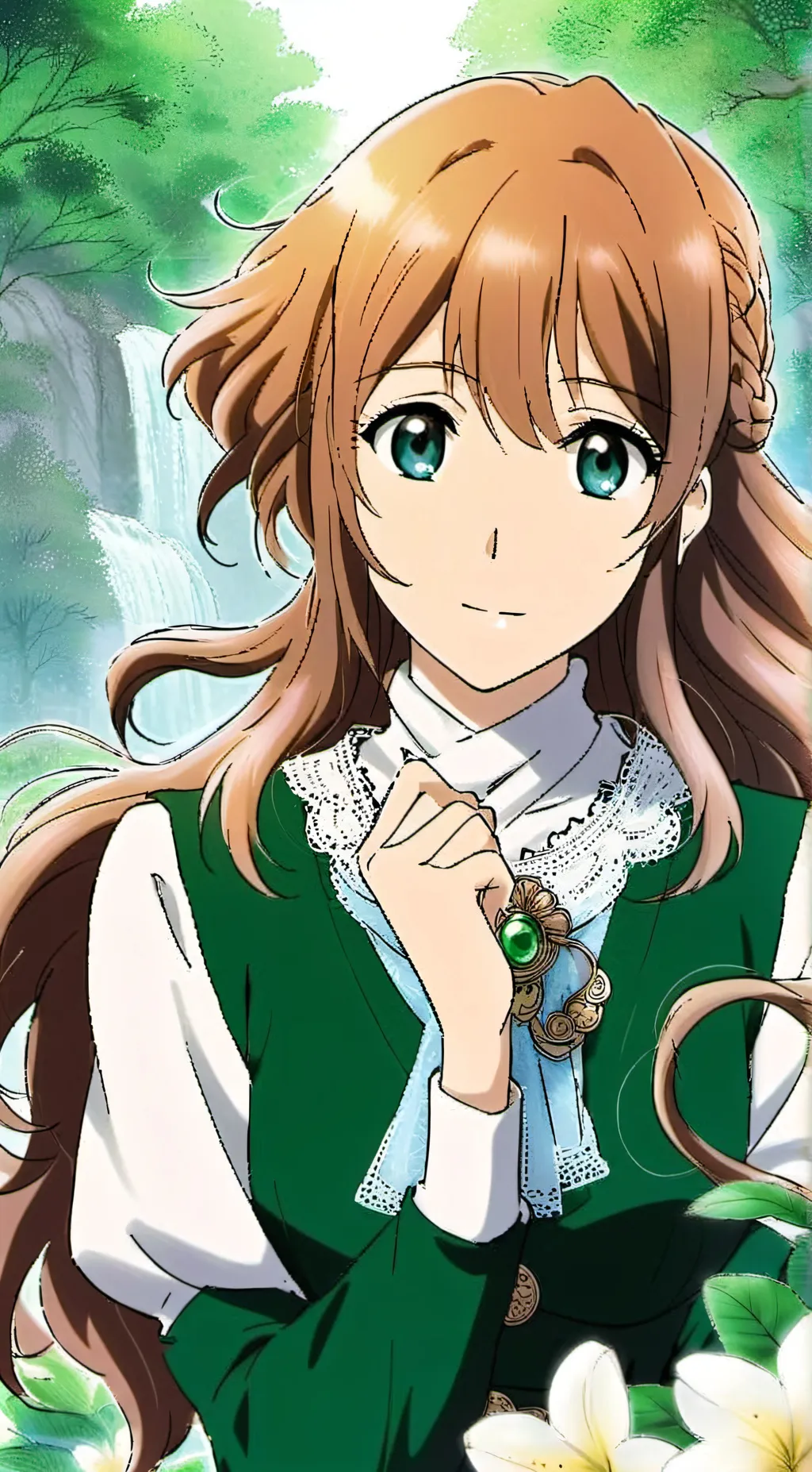 ai character: Alaina North  background