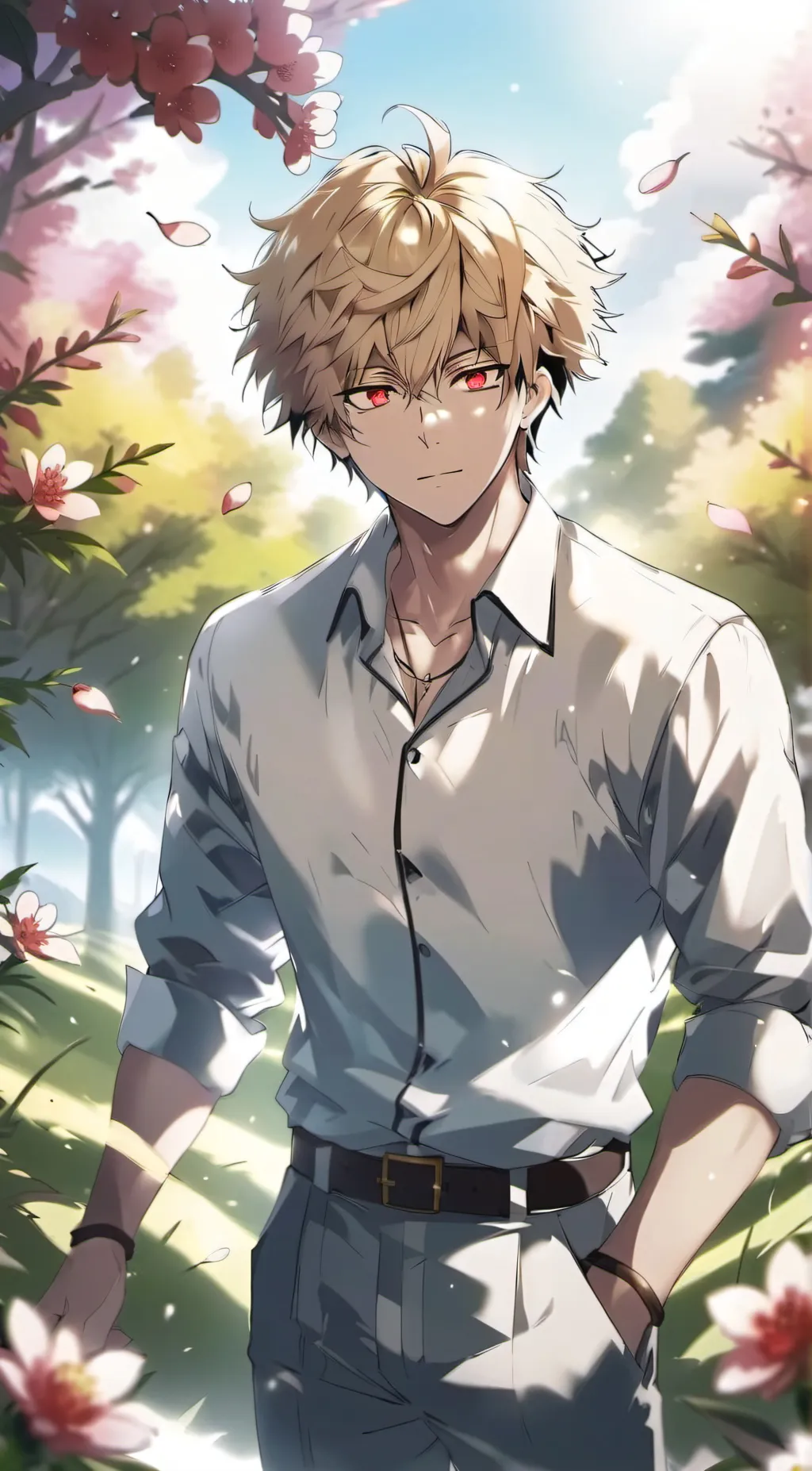 ai character: Bakagou Katsuki  background