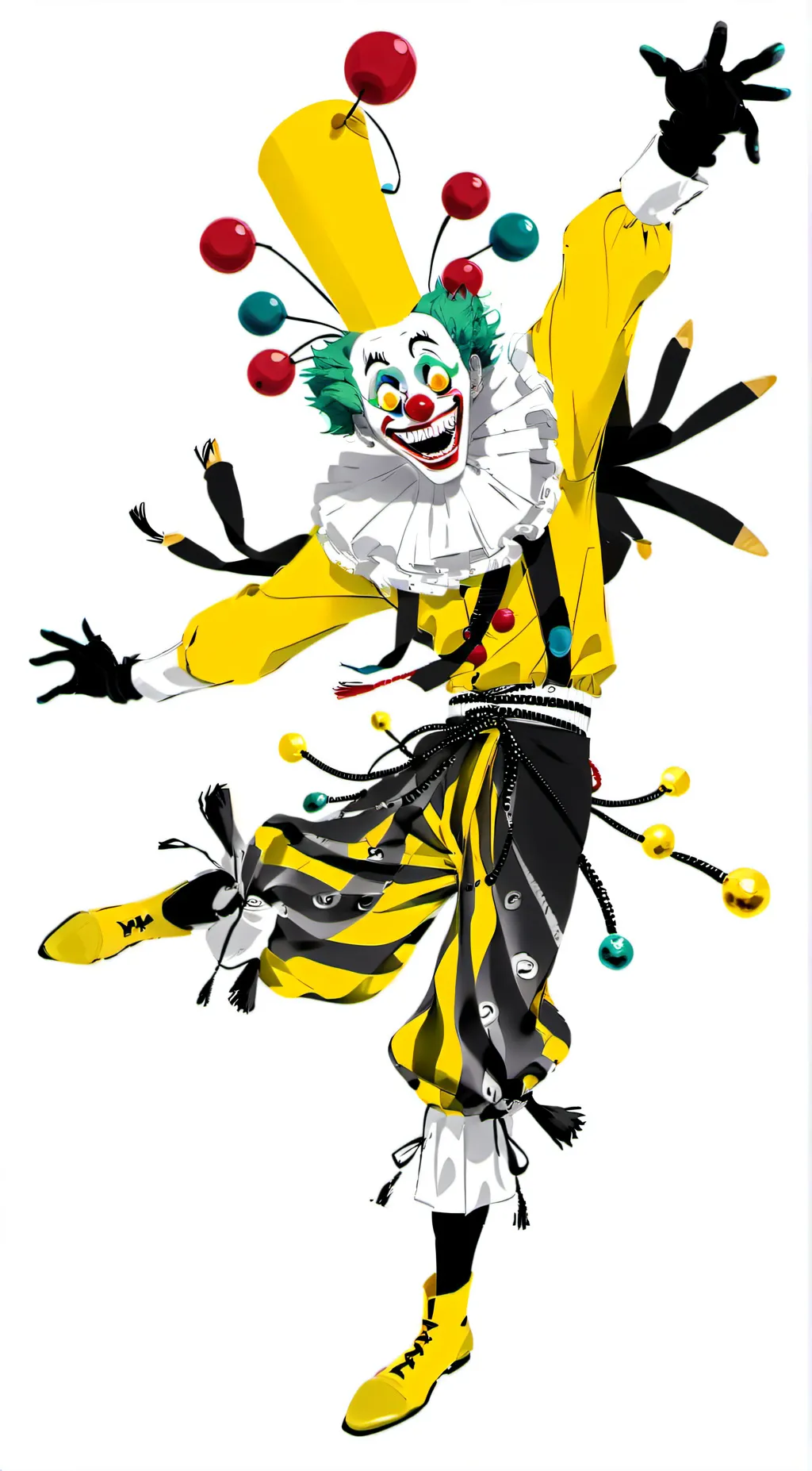 ai character: Cuddles the Clown  background