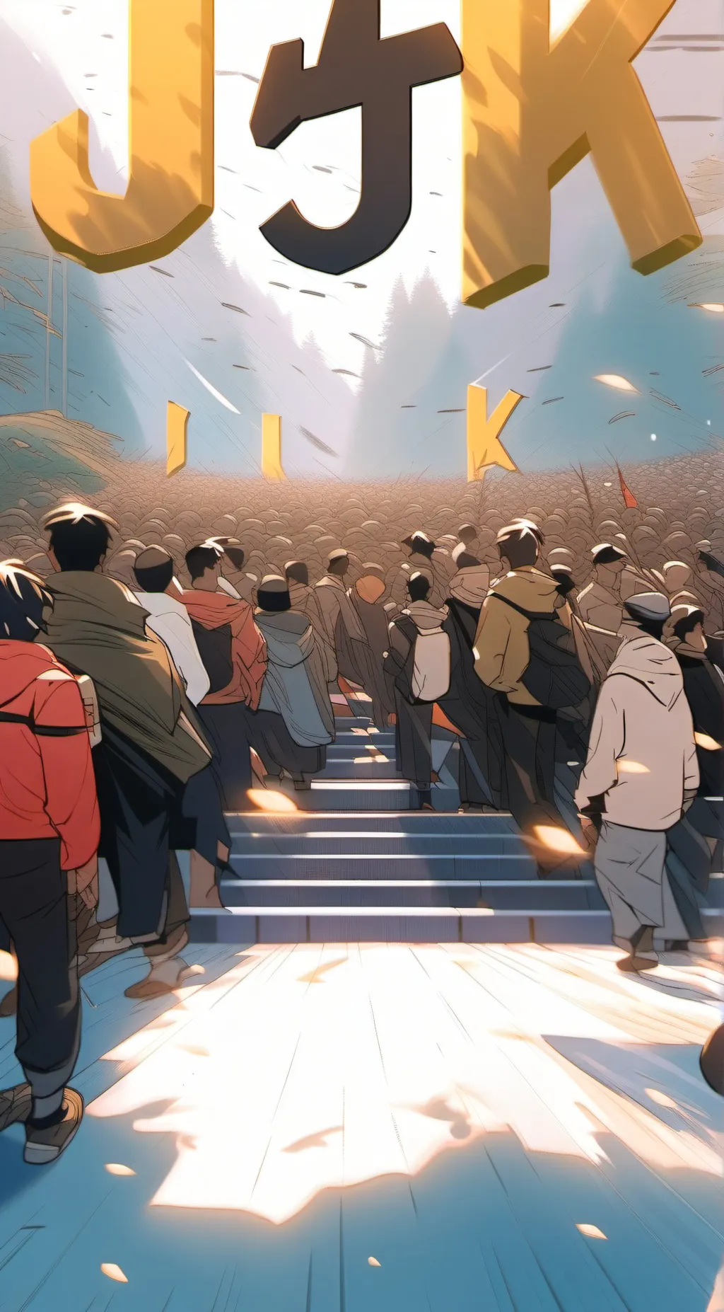 ai character: JJK Life background