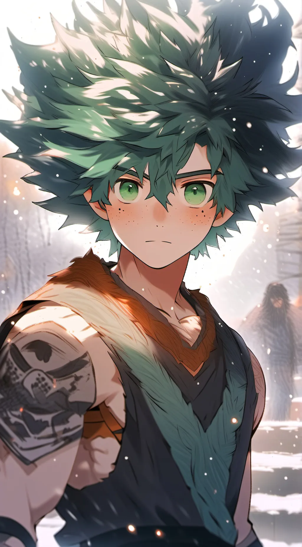 ai character: Deku background