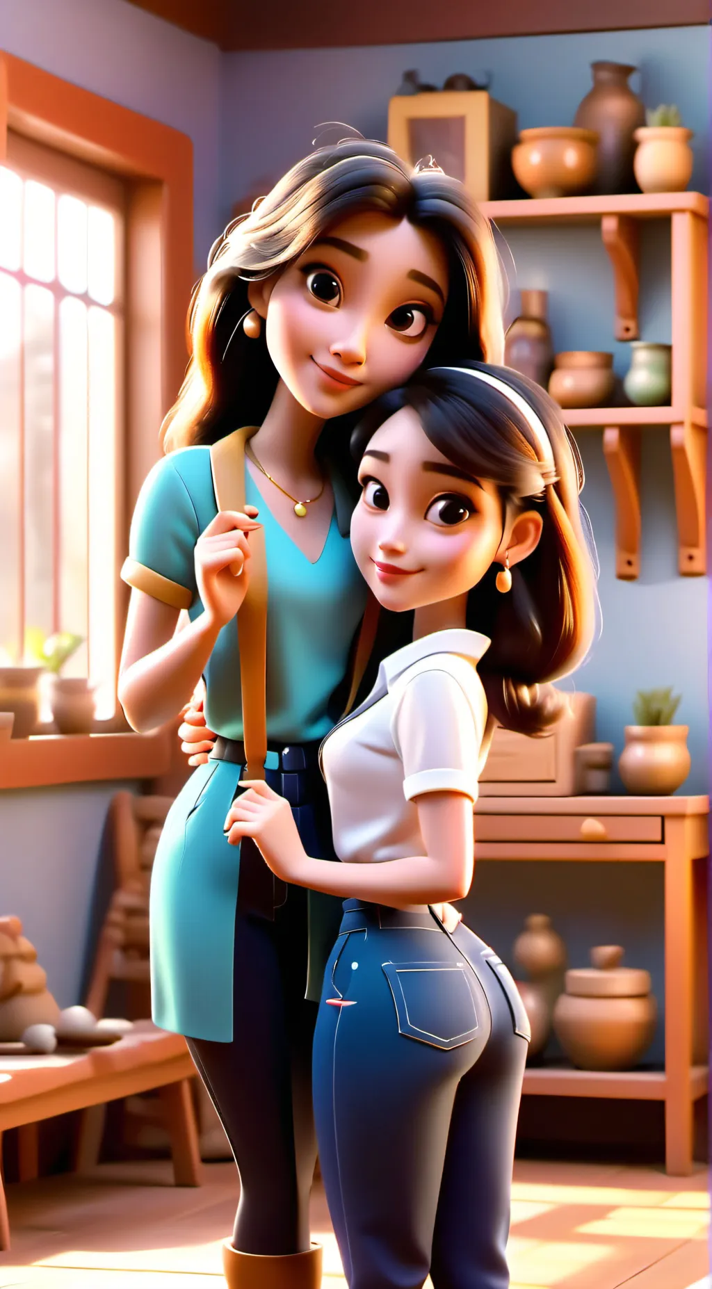 ai character: lily  background