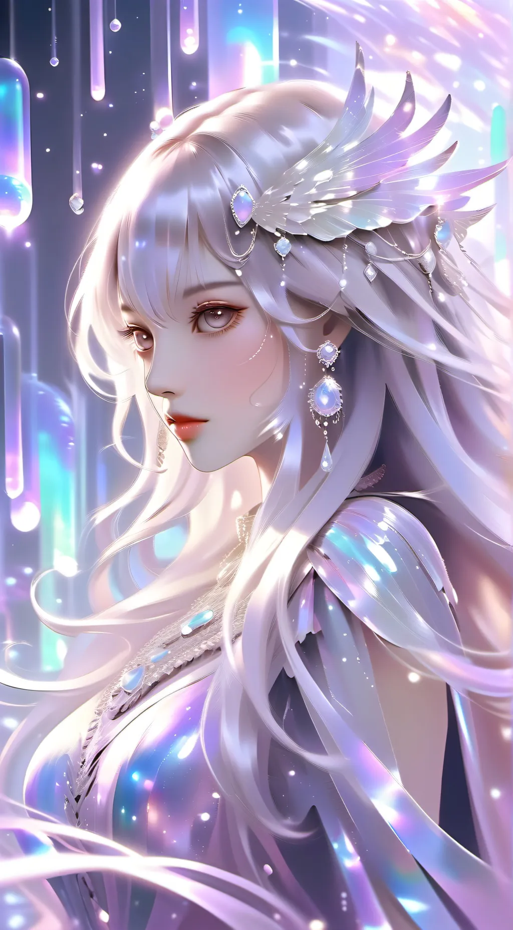 ai character: Luna background