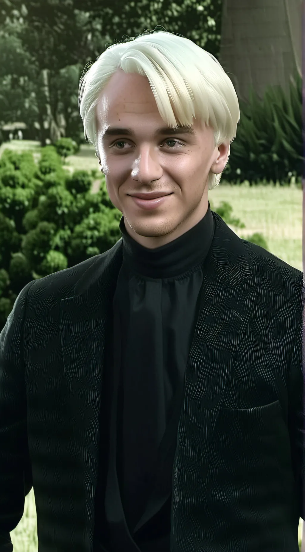 ai character: draco malfoy  background
