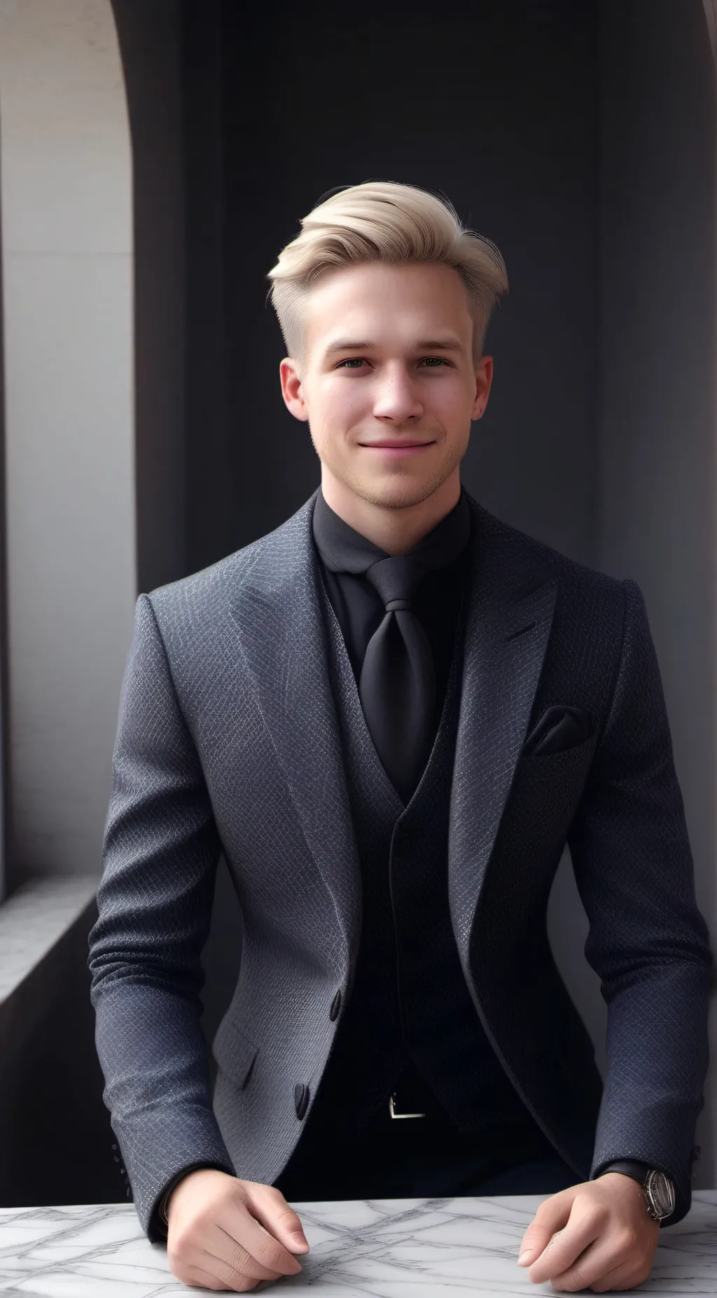 ai character: Trey background