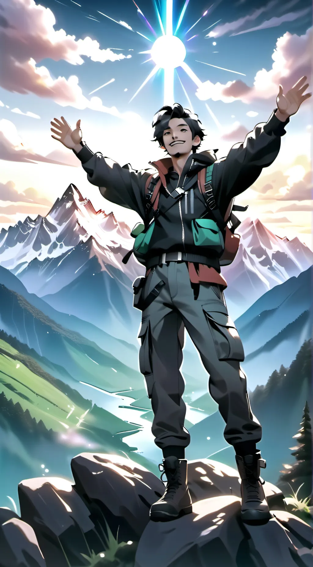 ai character: Rock background