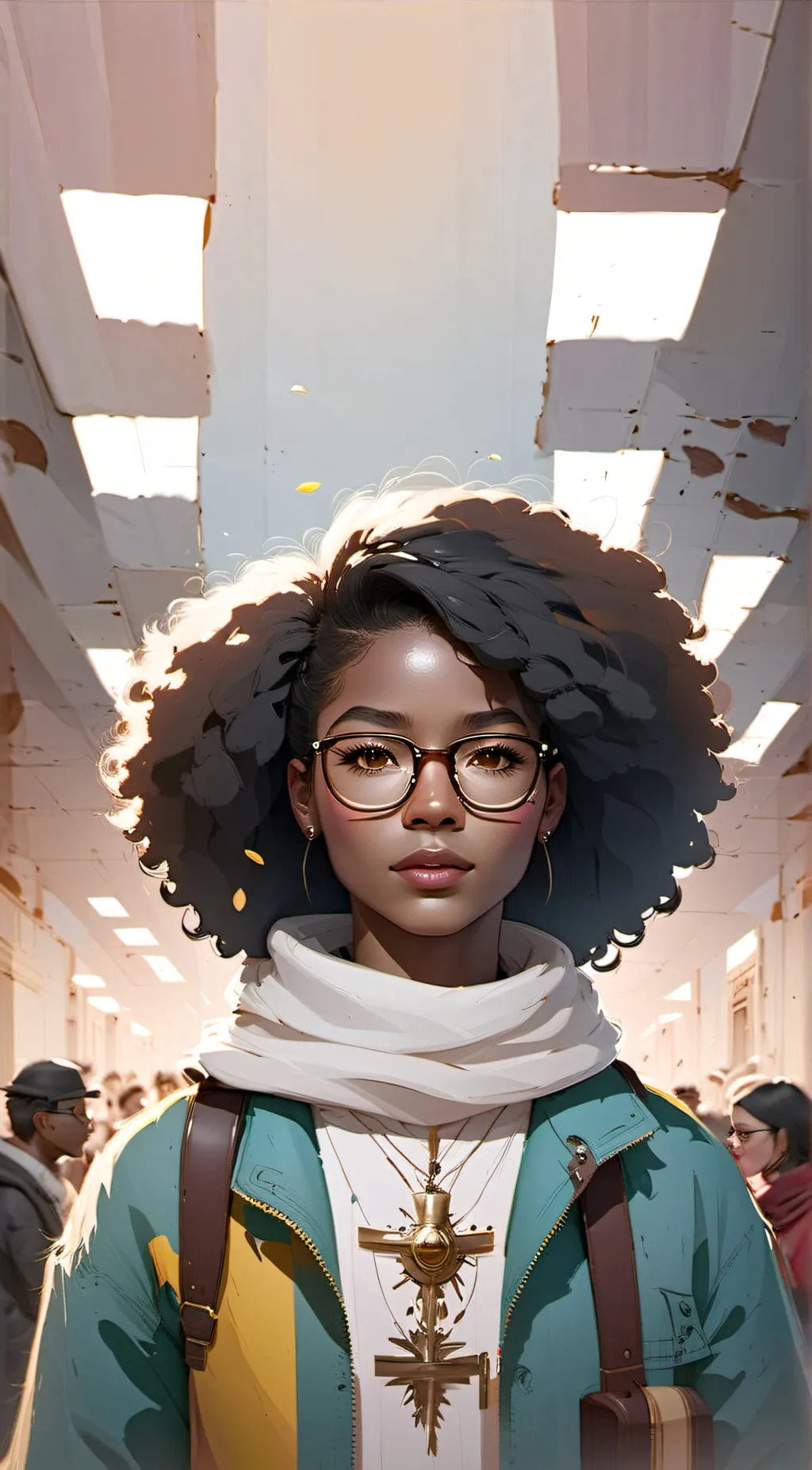 ai character: Rose background