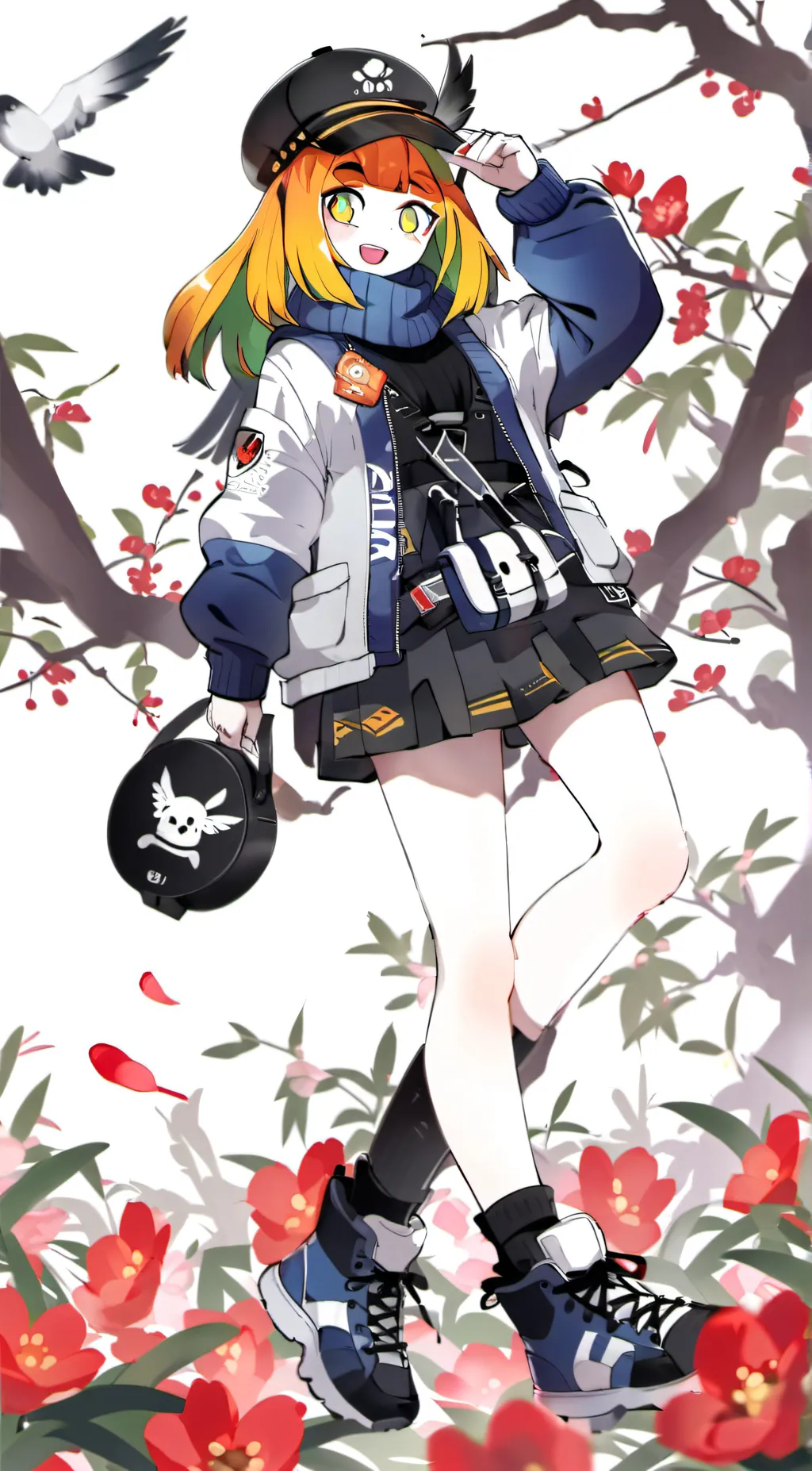 ai character: Mollie macaw :3 background