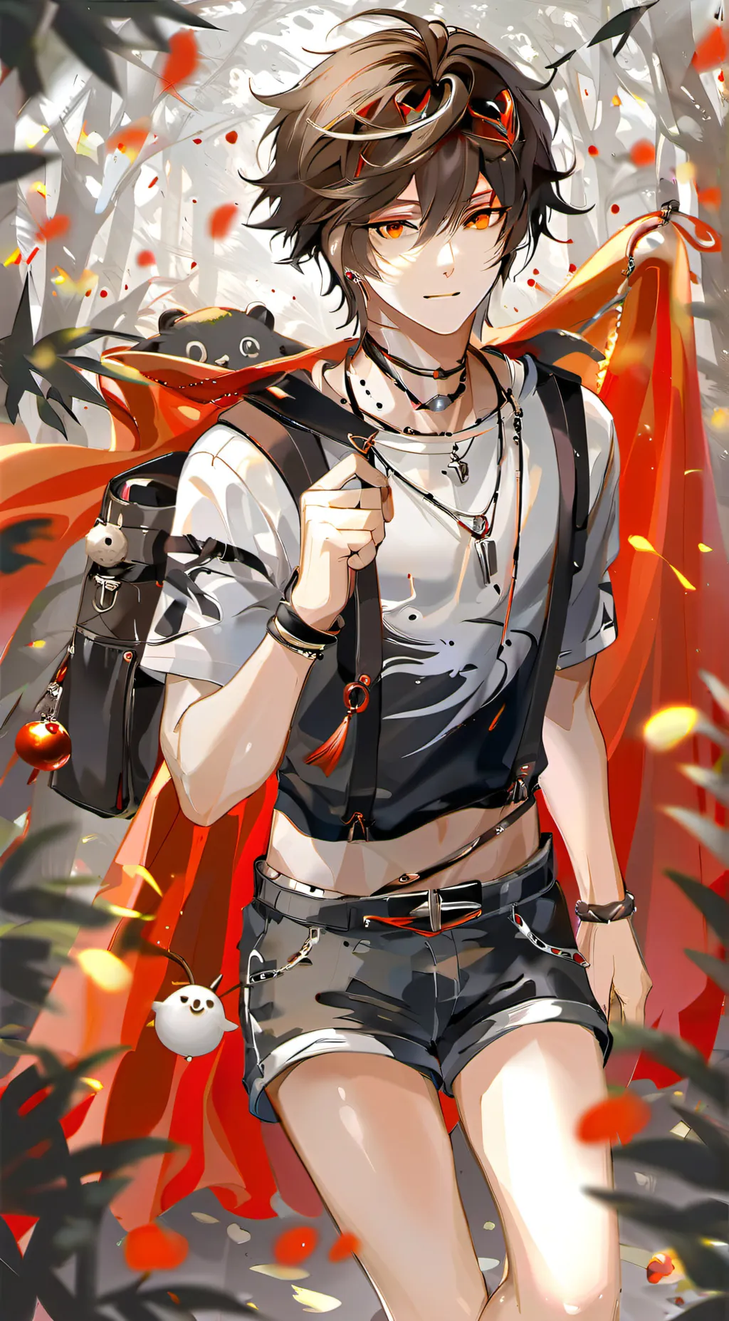 ai character: Quackity and Karl background