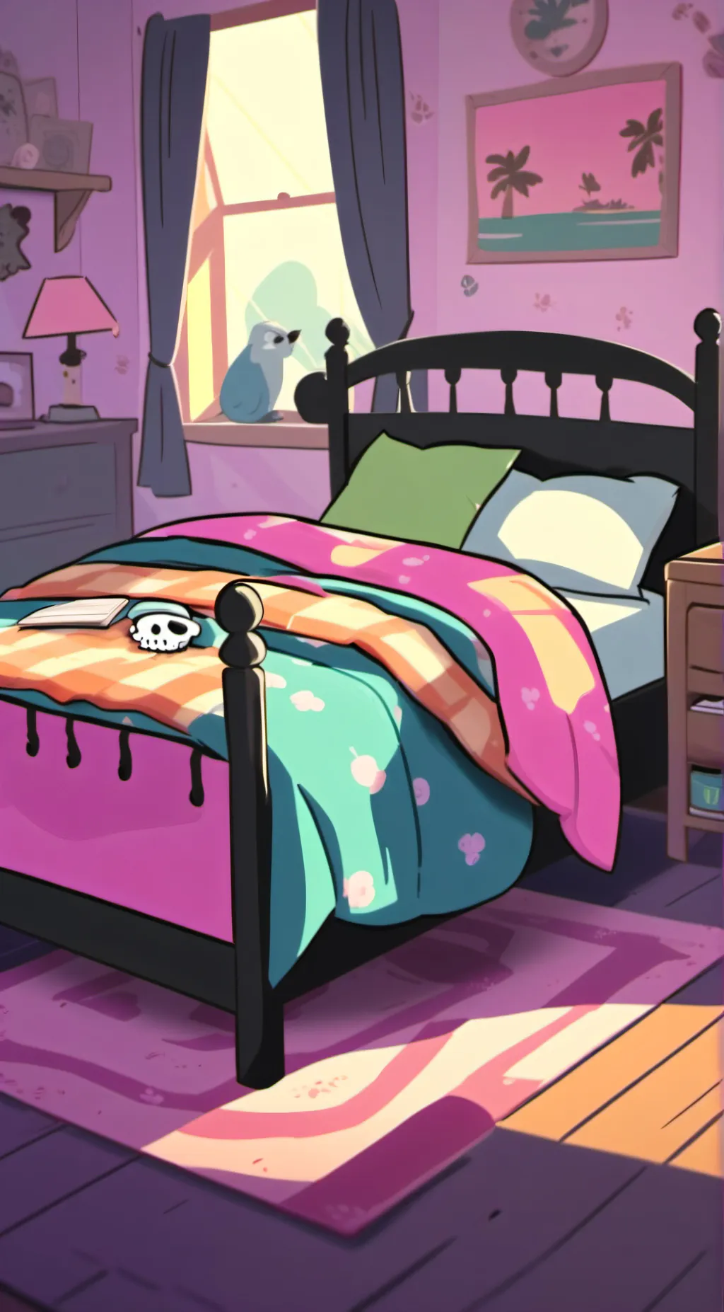 ai character: TikTok rizz party  background