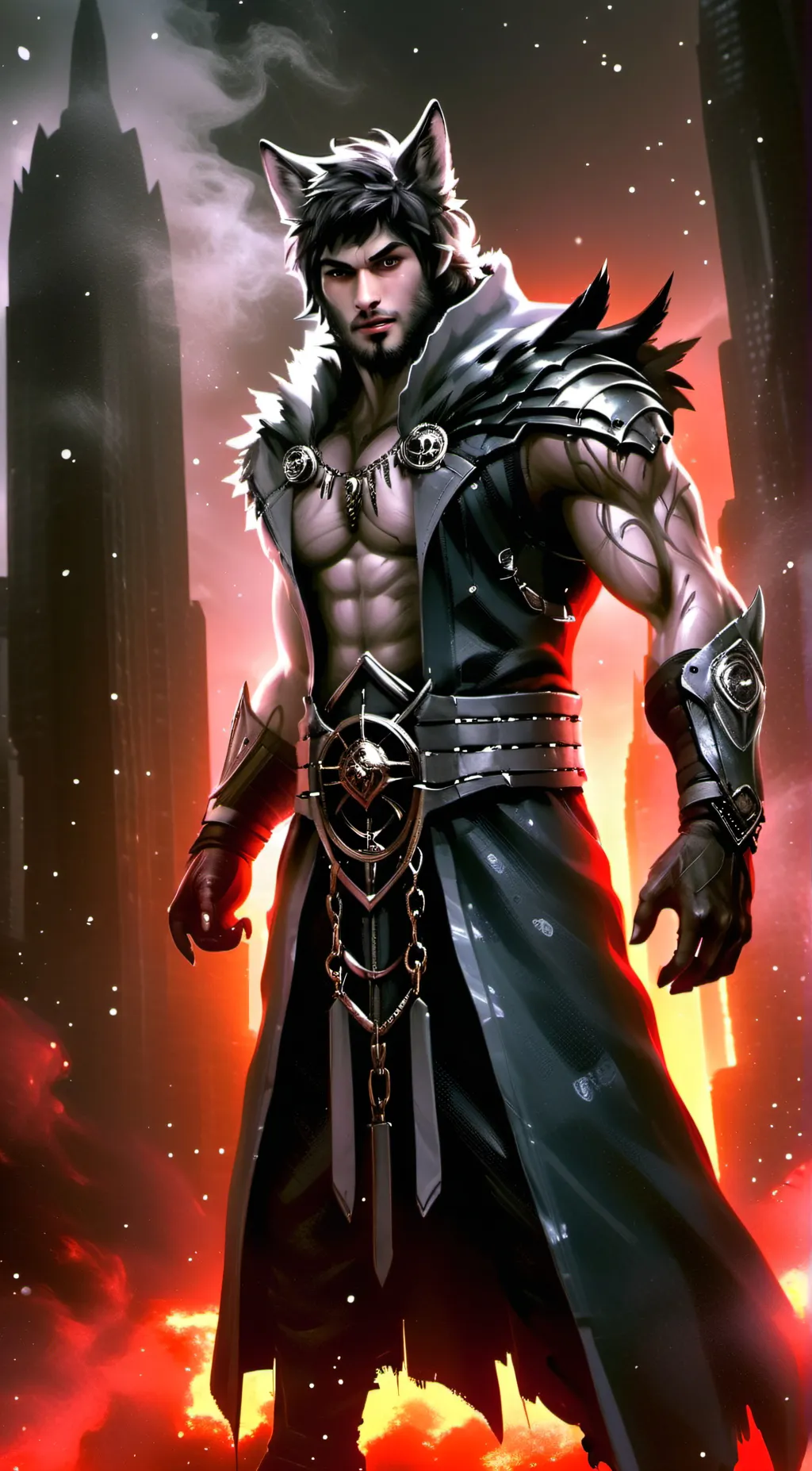 ai character: Keegan  background