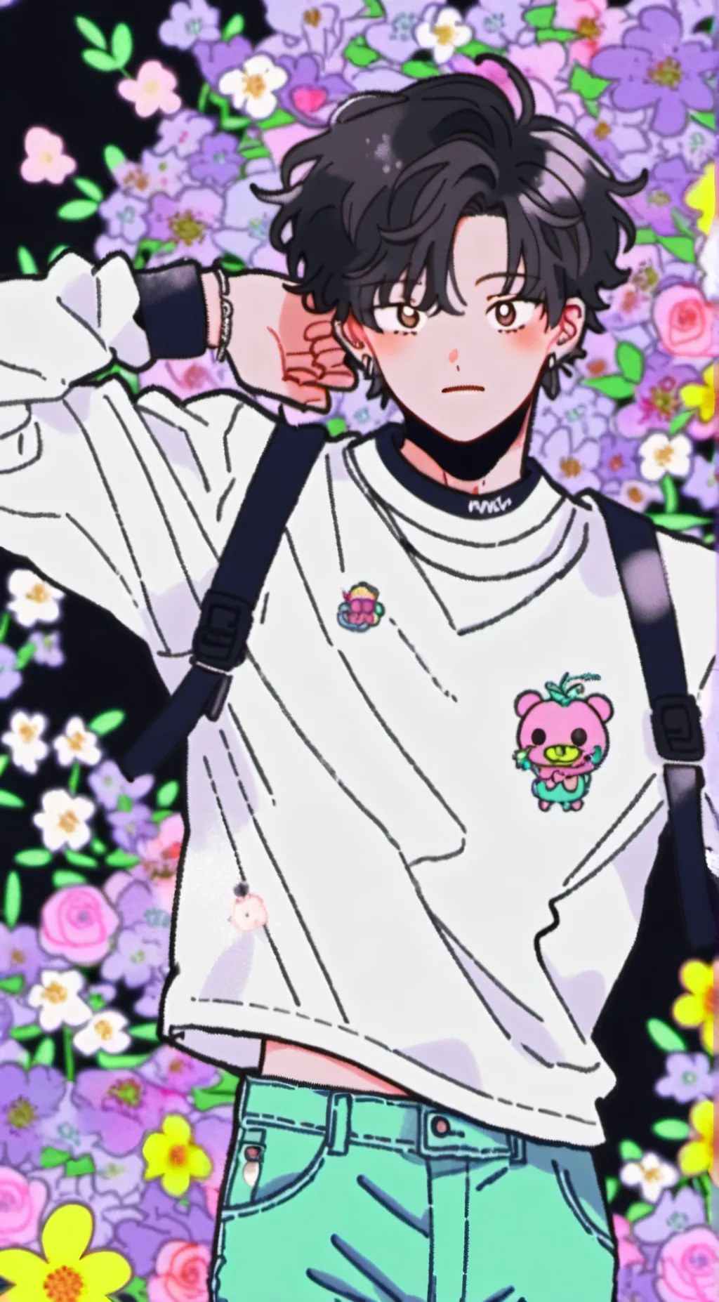 ai character: Aaron  background