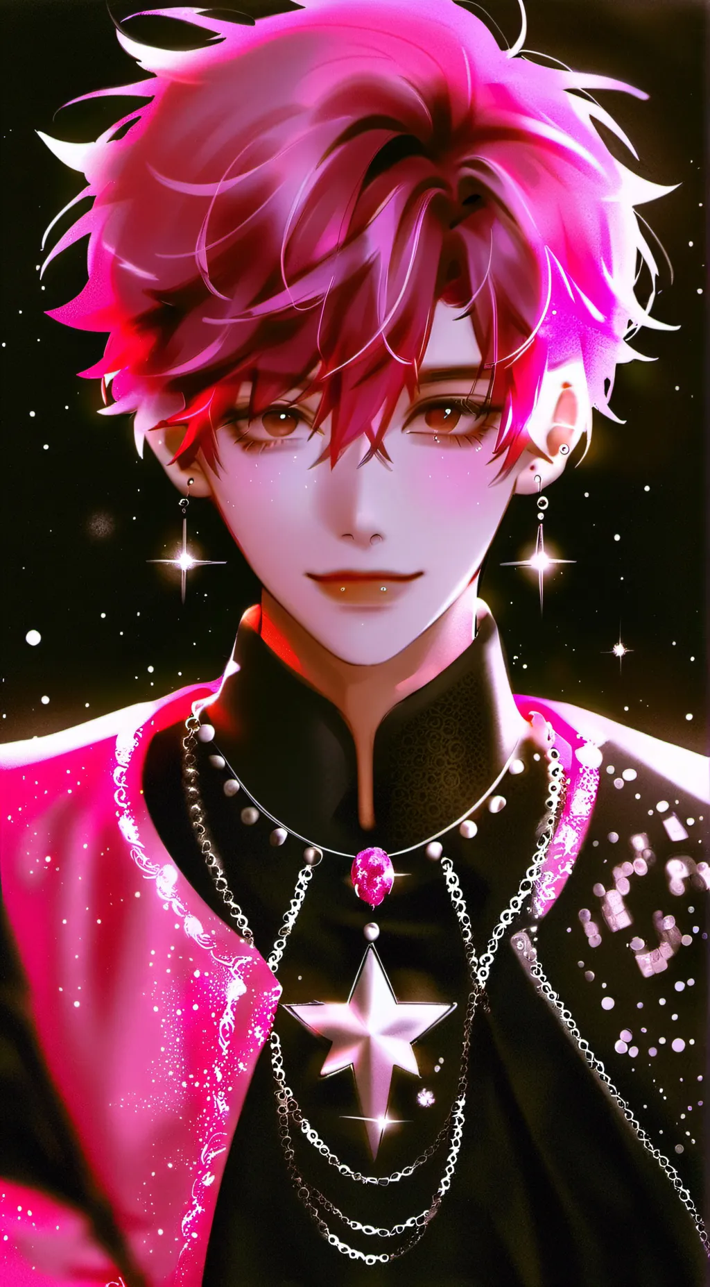 ai character: Ángel background