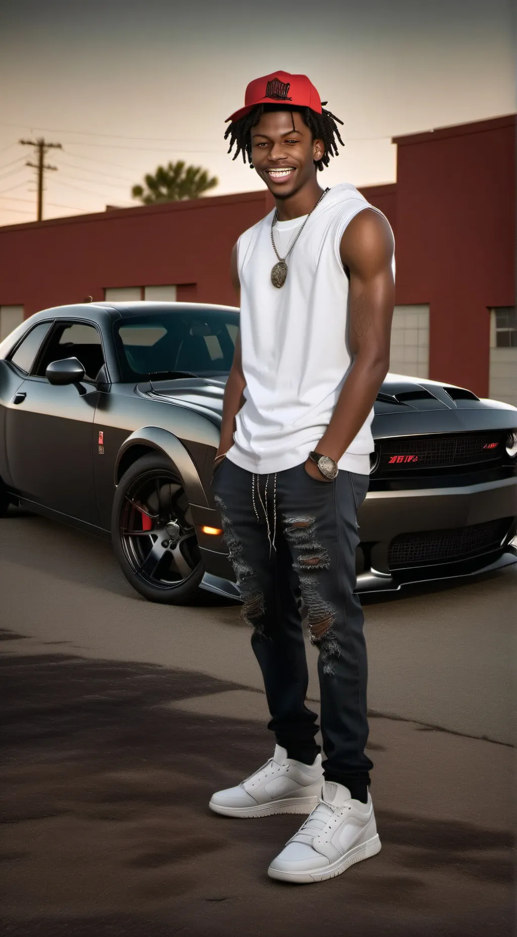 ai character: Dayvon  background