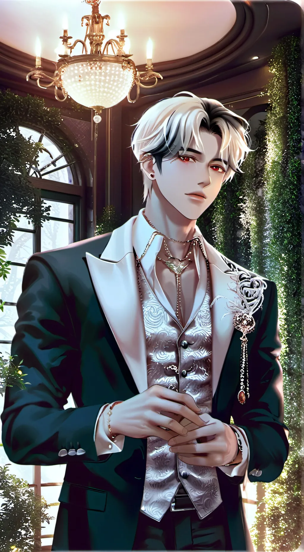 ai character: 🐺Do Eunho❤️ background