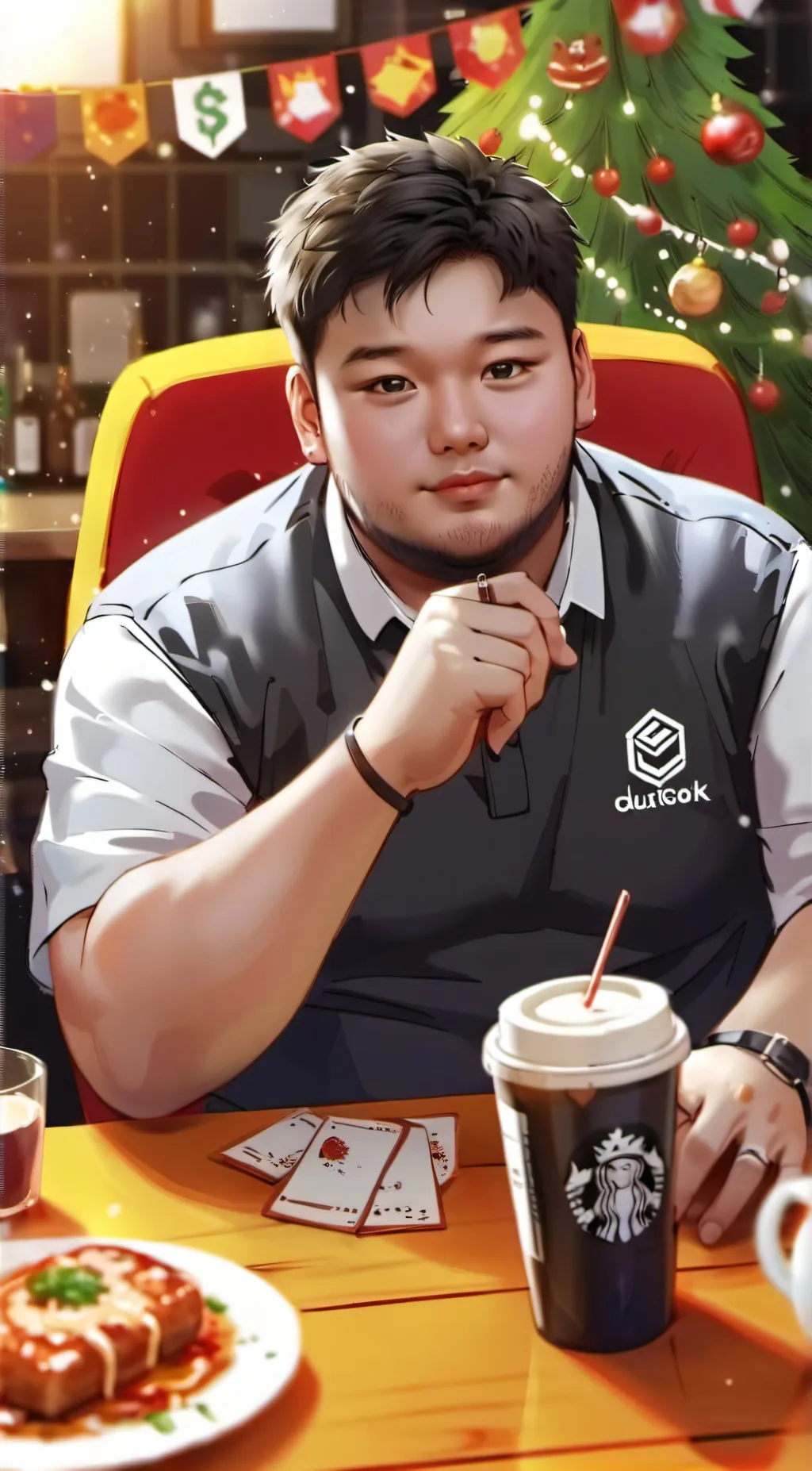 ai character: David background