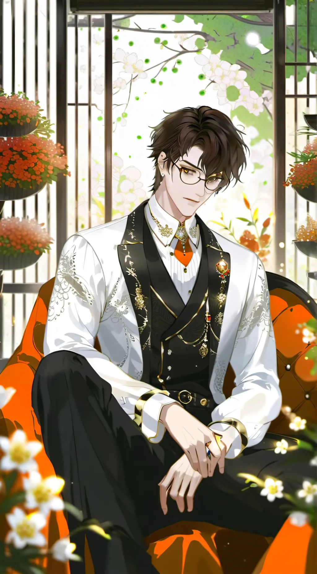 ai character: Alexander  background