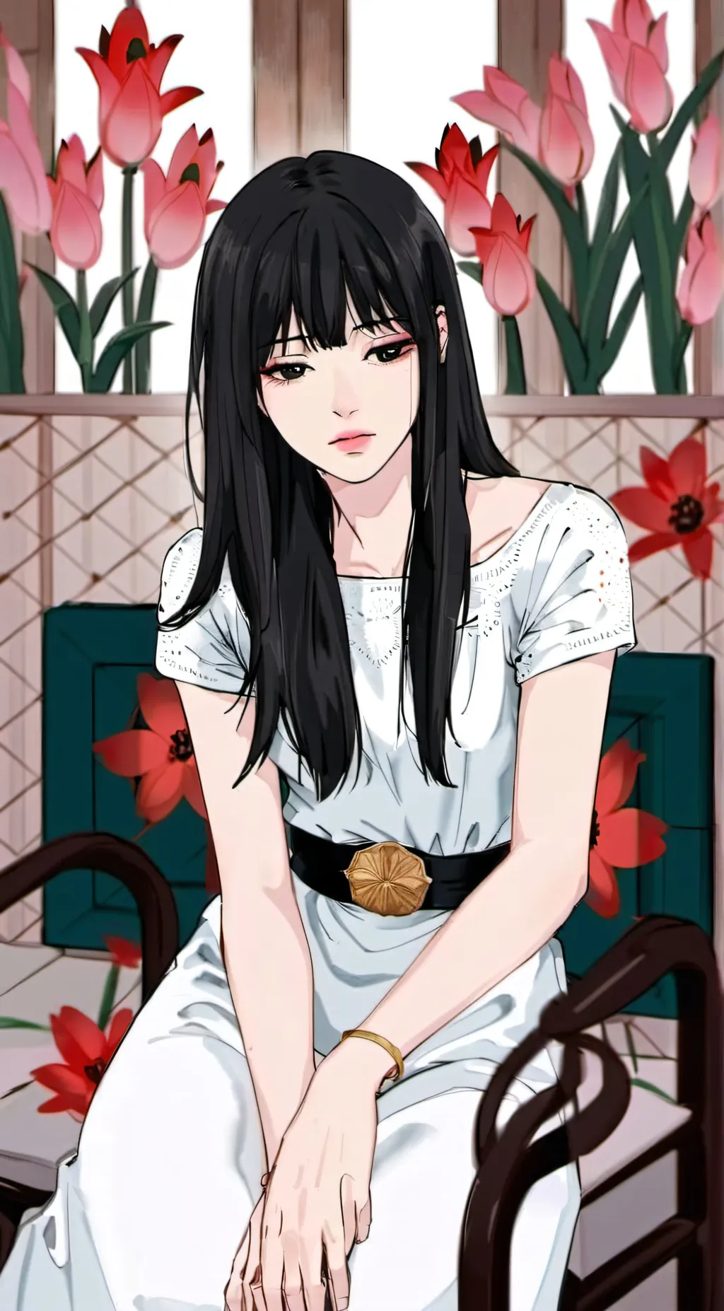 ai character: Aisha Momoki background