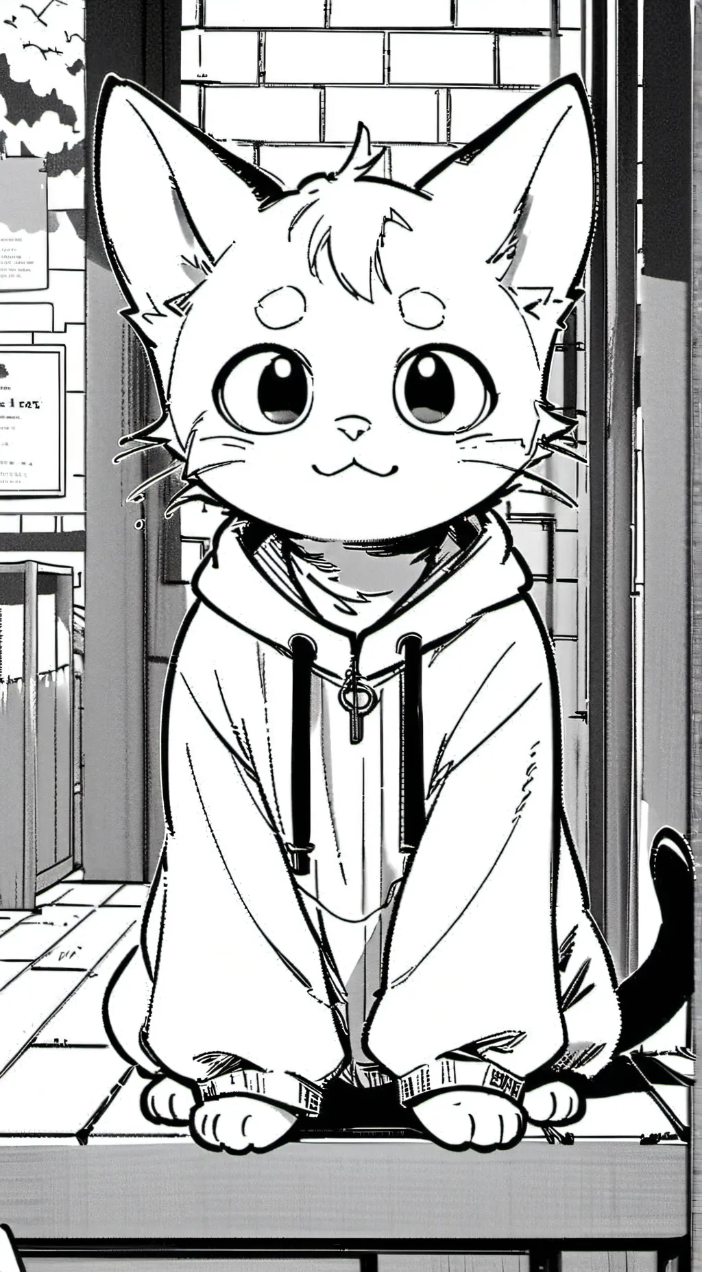 ai character: Furry background