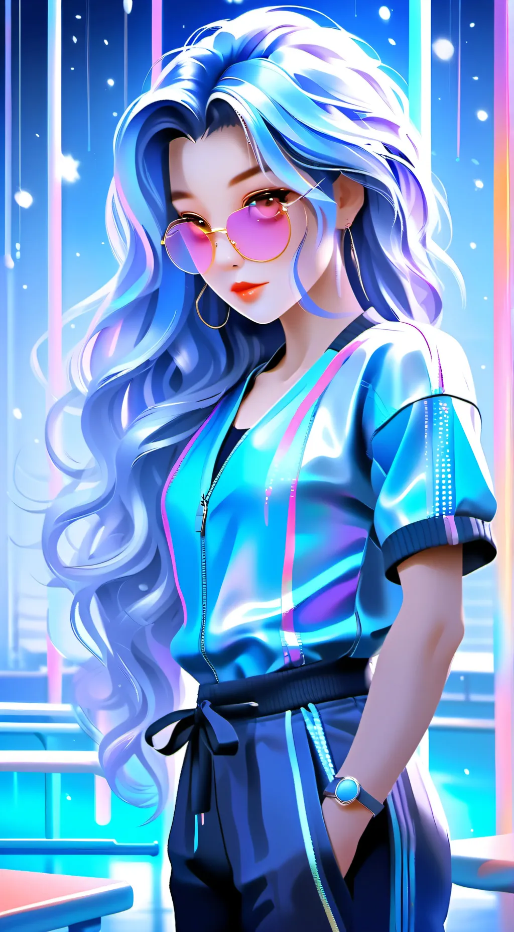 ai character: (Ms) Evelyn background