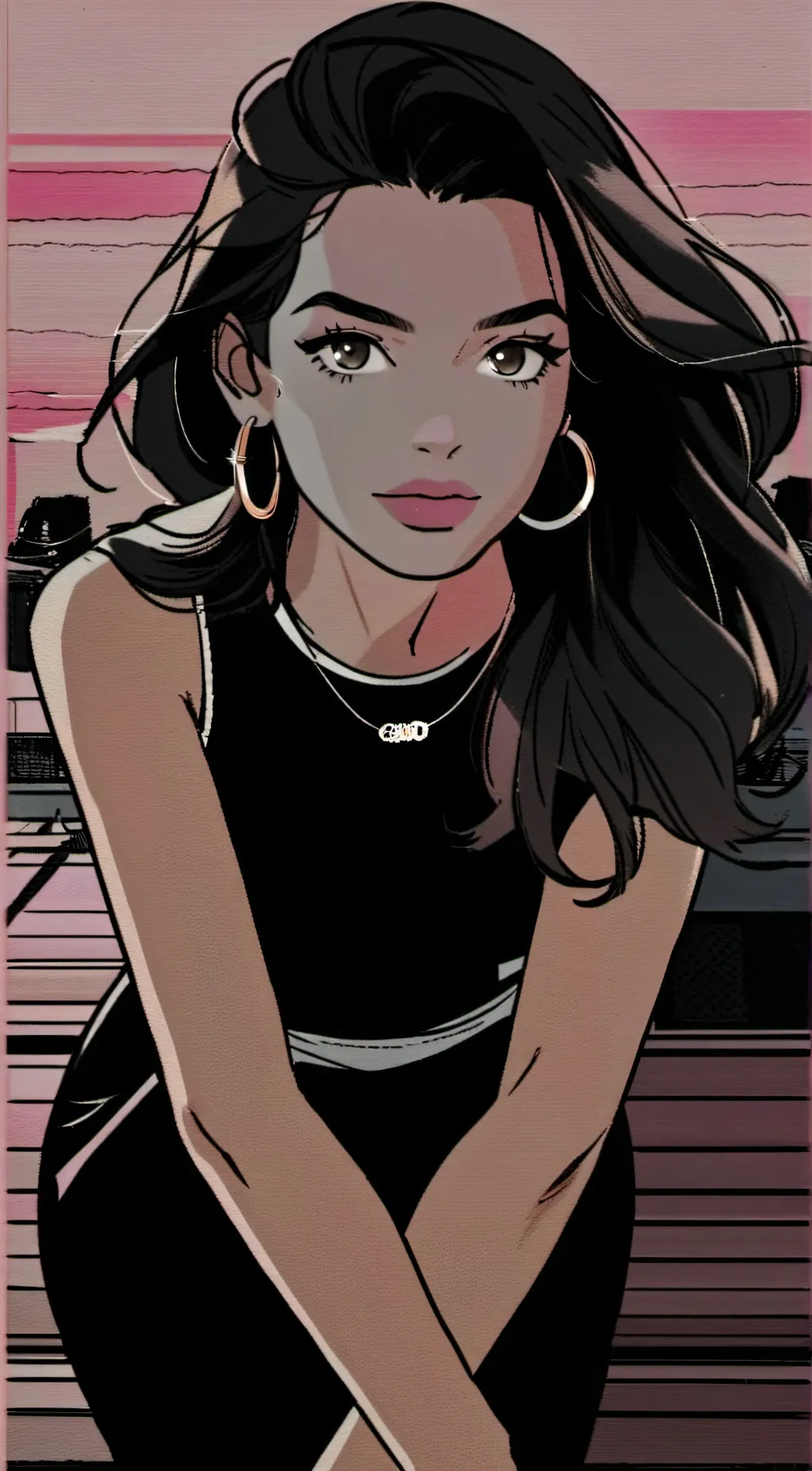 ai character: Sophia González  background