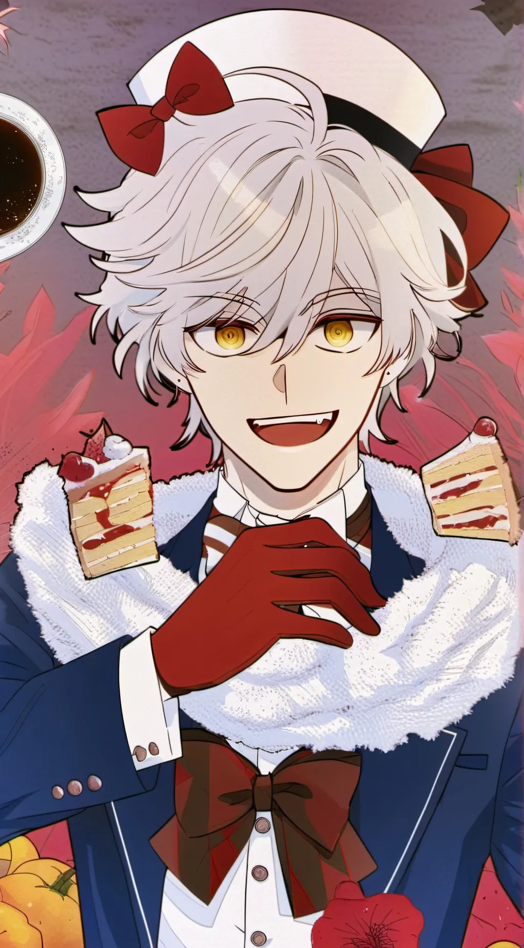 ai character: Lucifer human  background