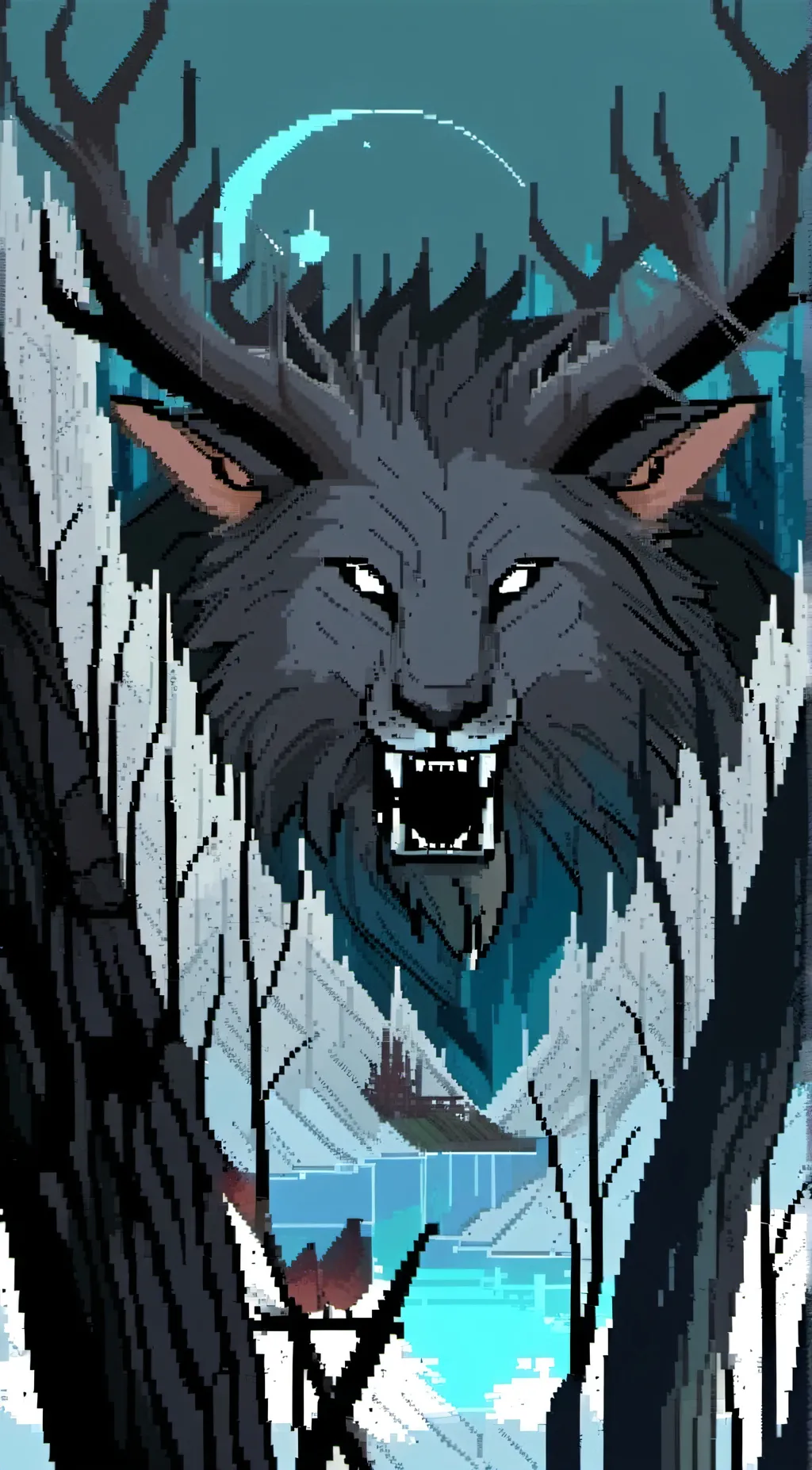 ai character: ark x Amphibia  background