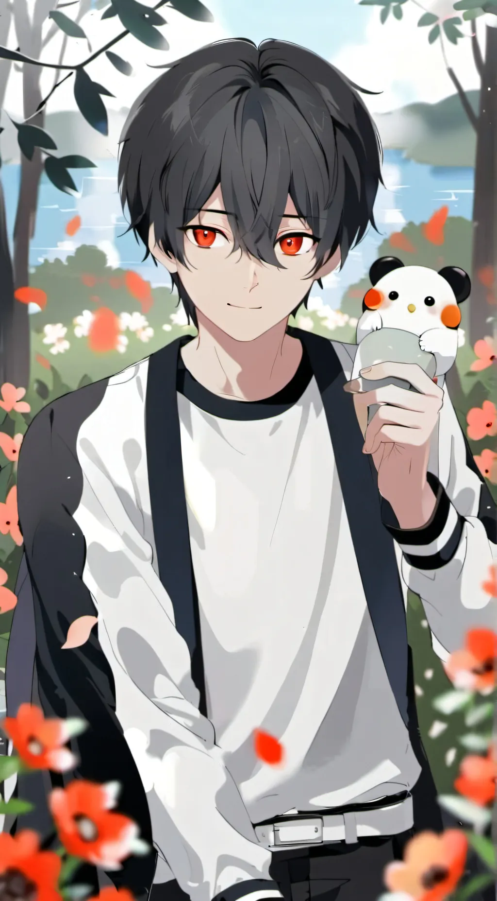 ai character: Ash background