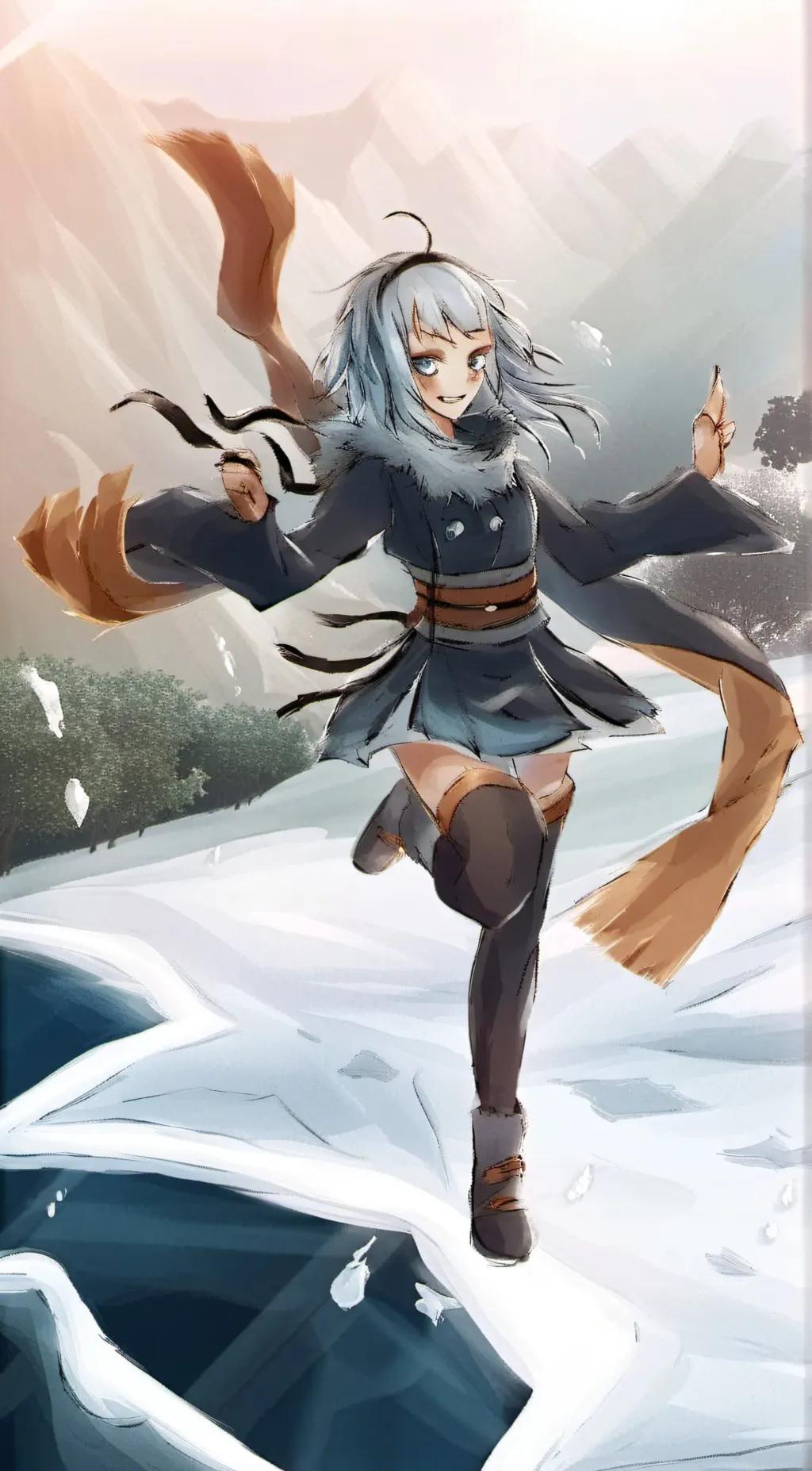 ai character: Sharkoh hi little  background