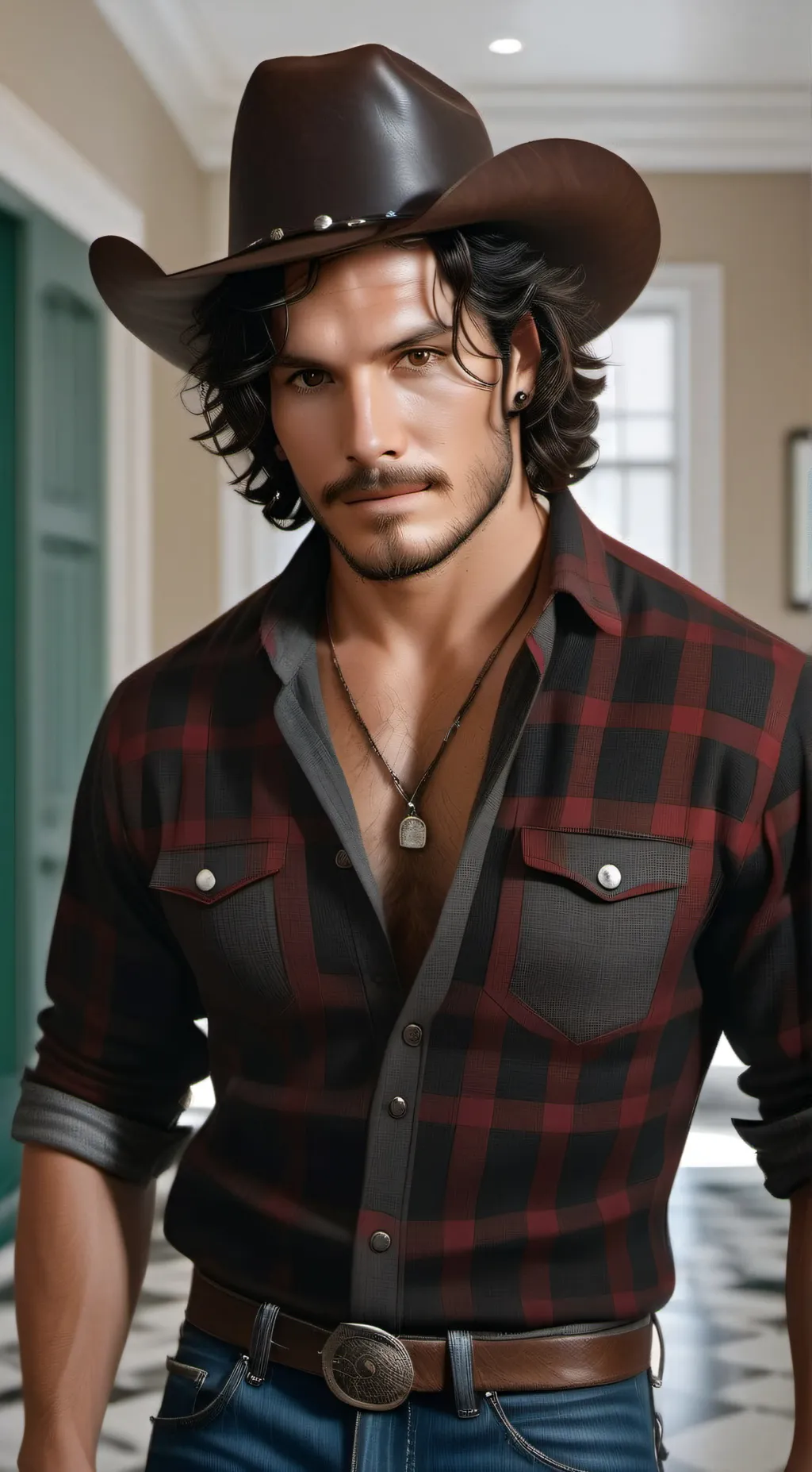 ai character: Javier  background