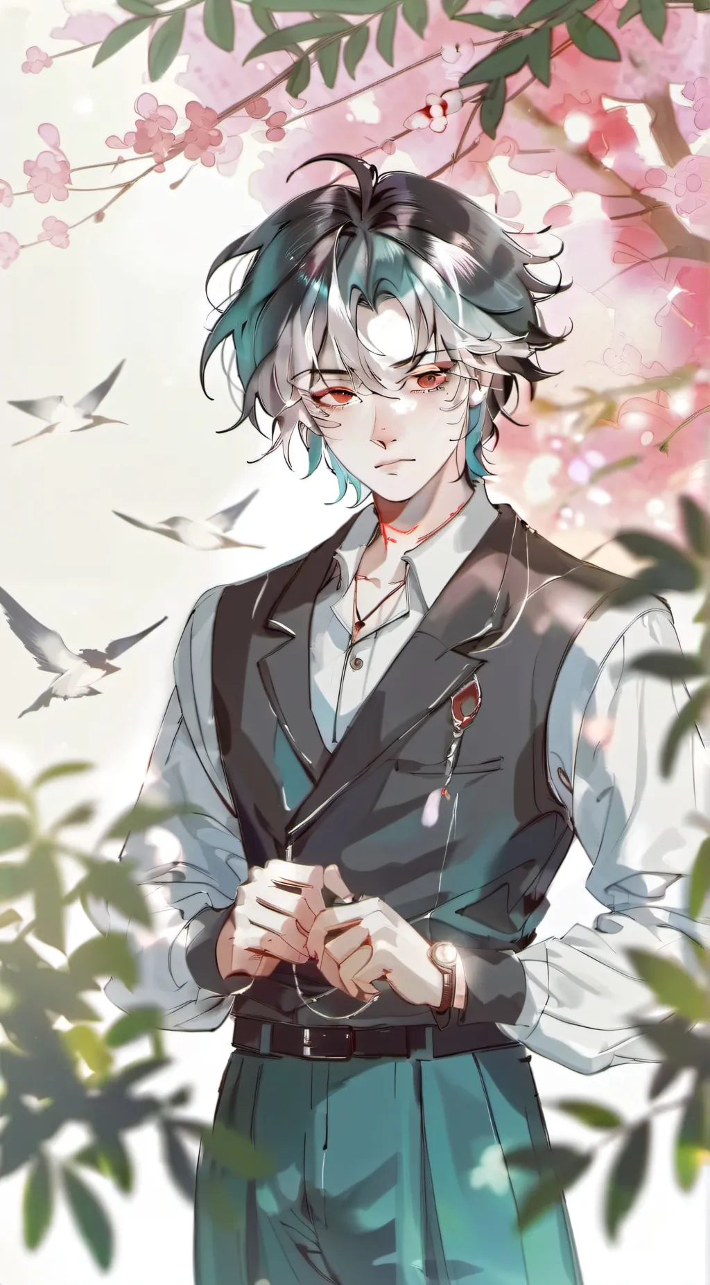 ai character: Clover background