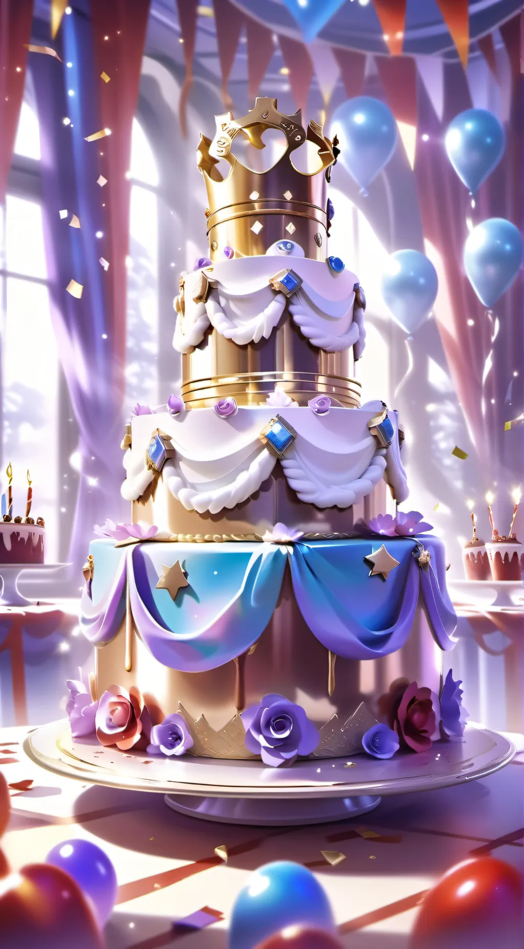 ai character: Talkie Bday! background