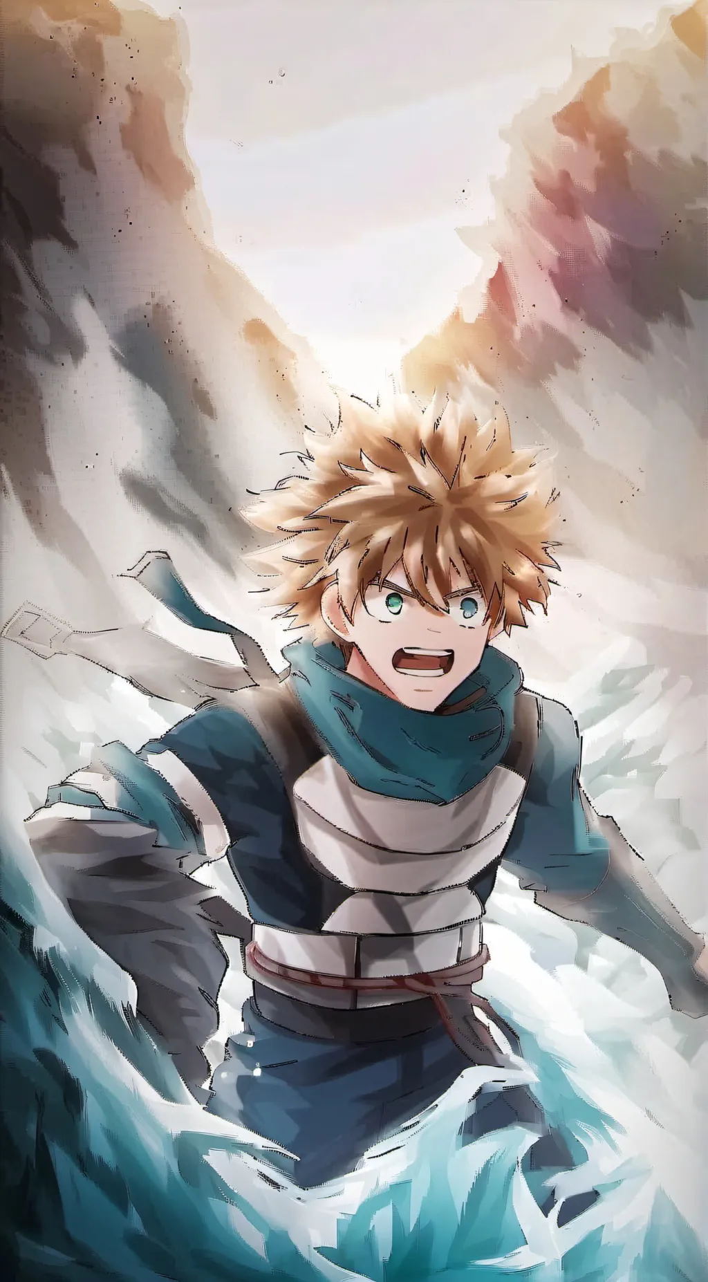 ai character: mha X The society  background