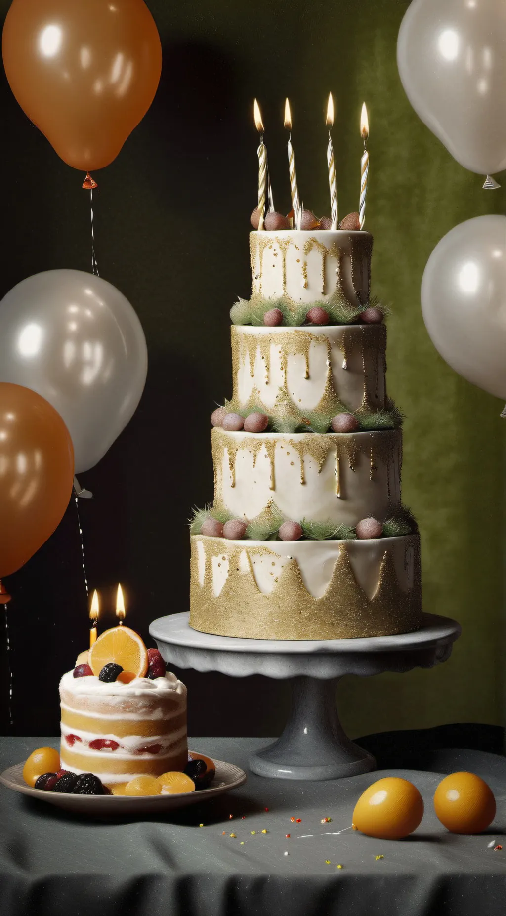 ai character: Happy birthday  background