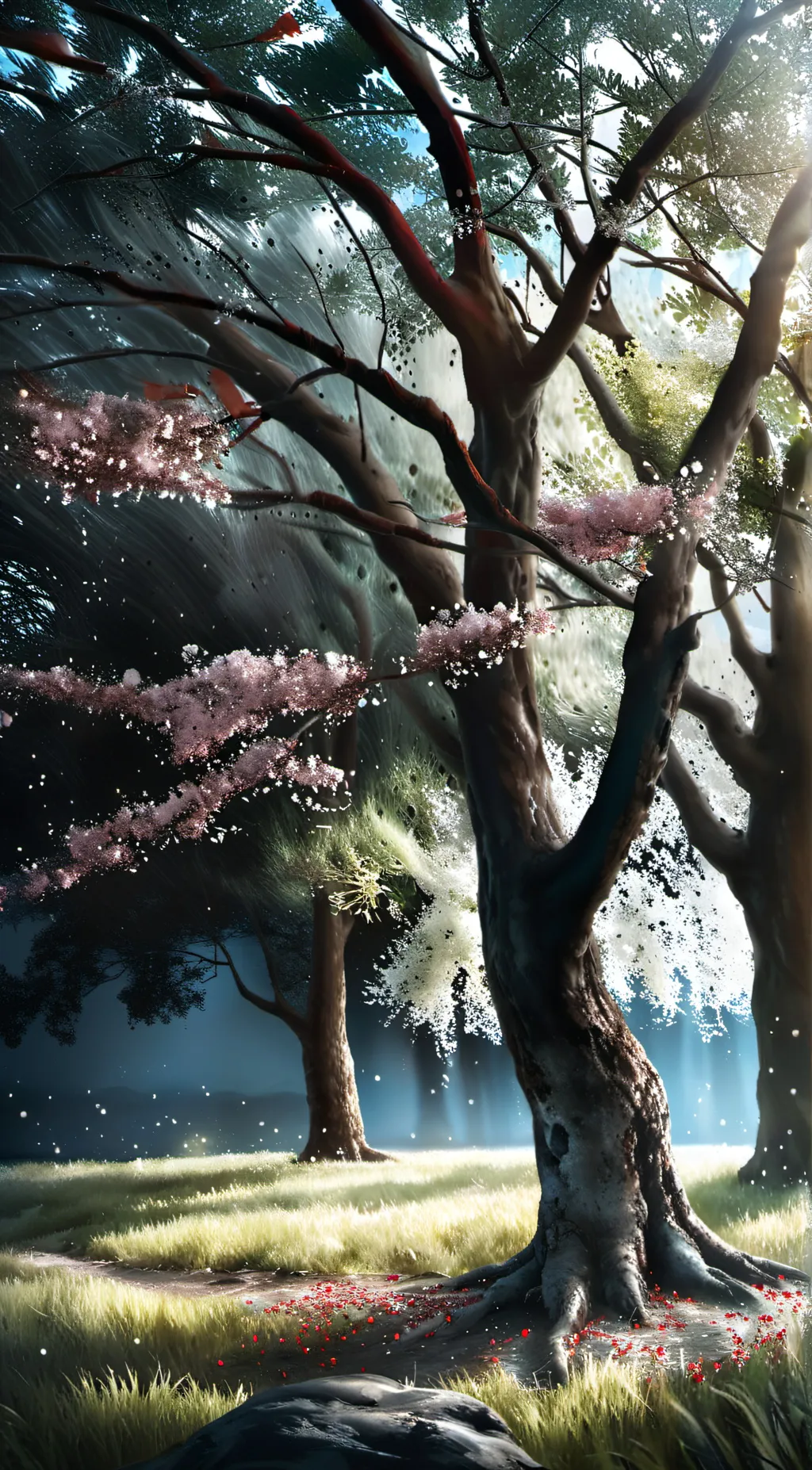 ai character: MHA X WoF background