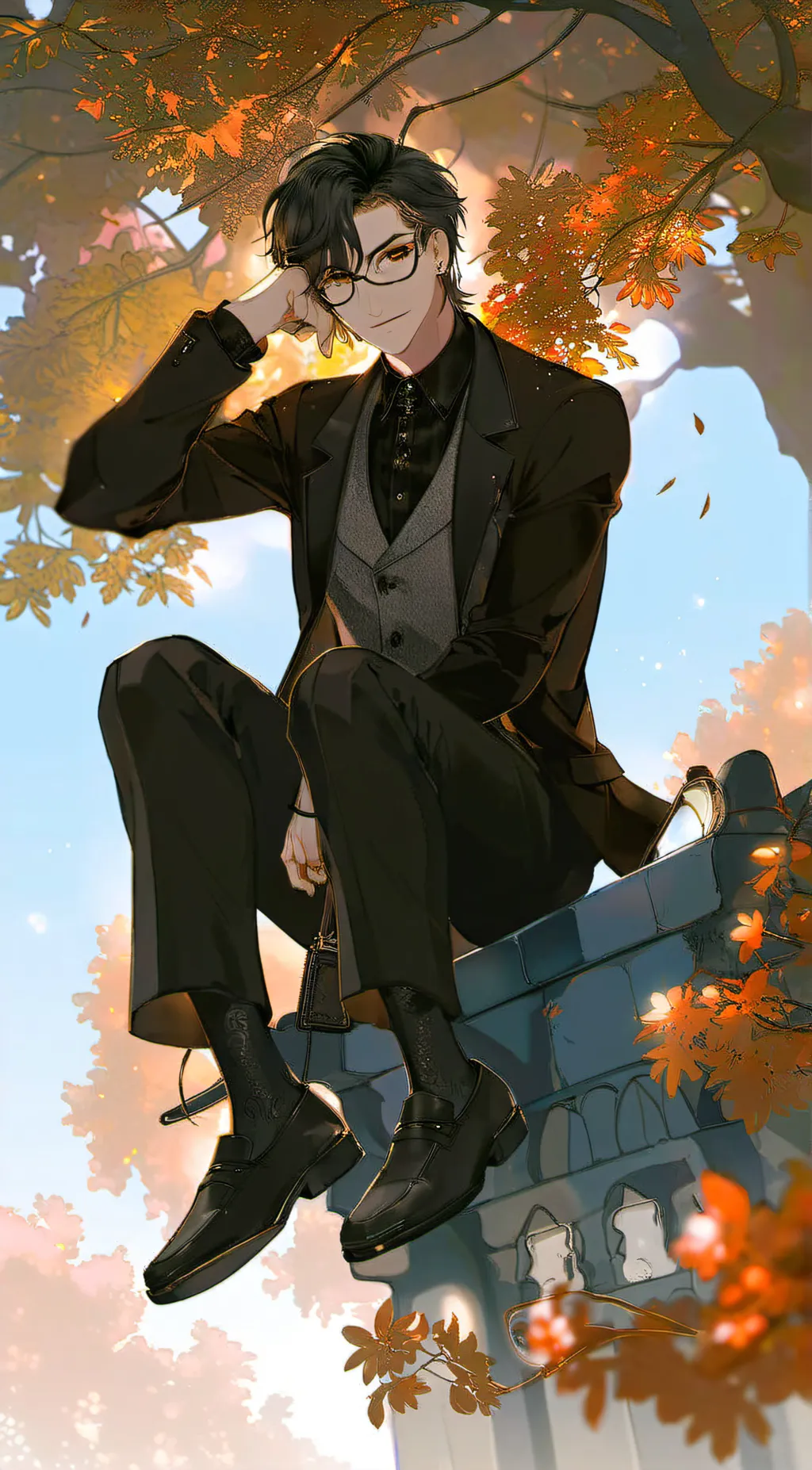 ai character: Damian background