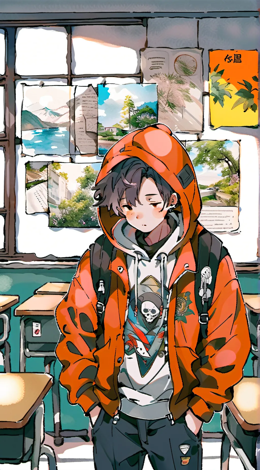 ai character: Daniel  background