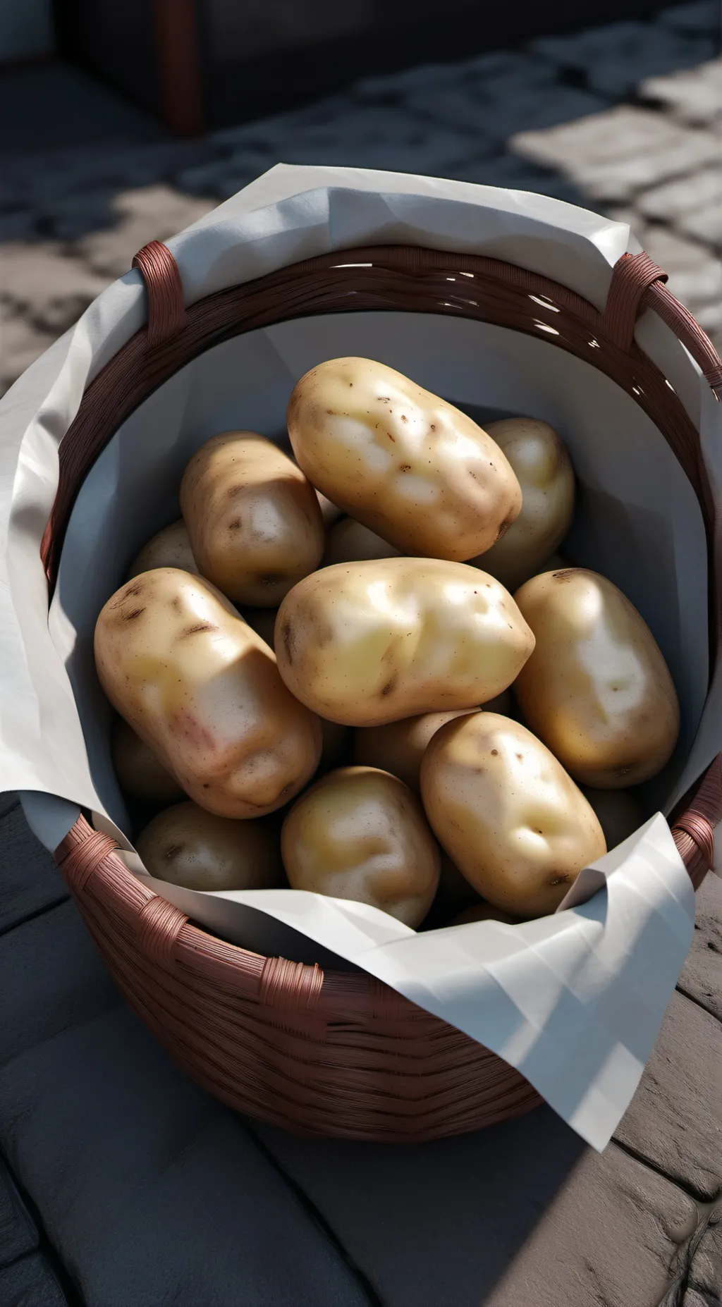 ai character: potato! background