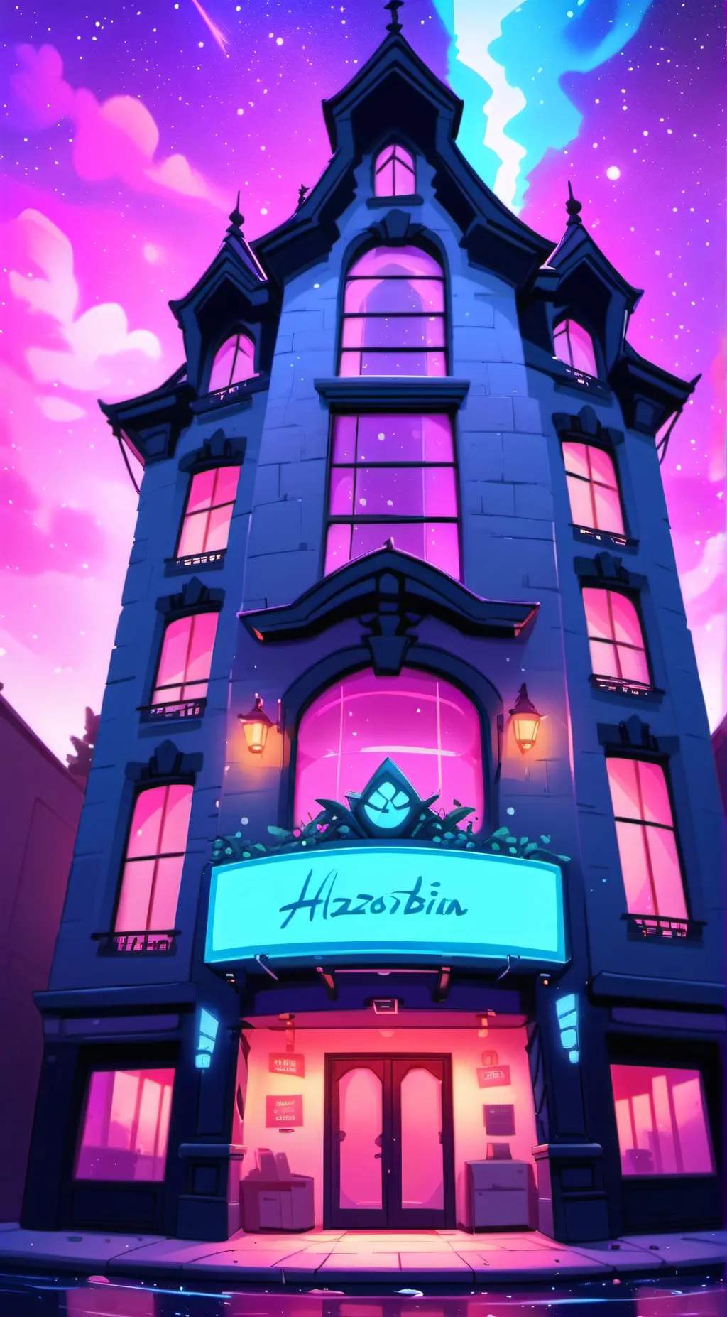 ai character: Hazbin hotel  background