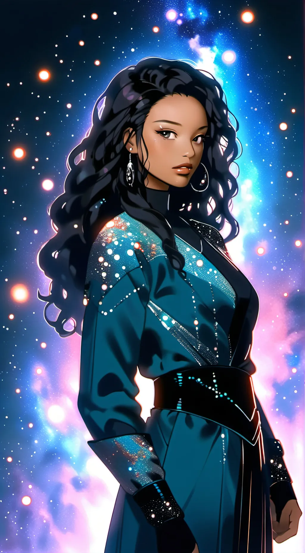 ai character: Sapphire background