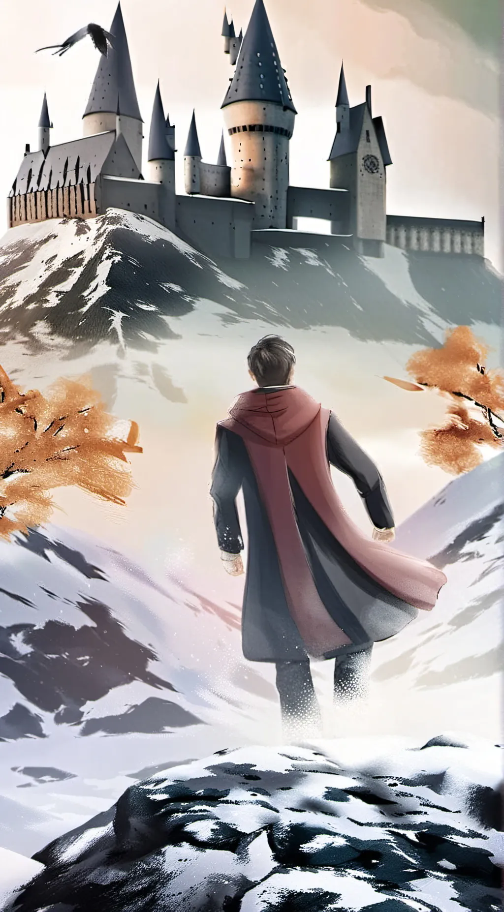 ai character: Hogwarts!!!  background