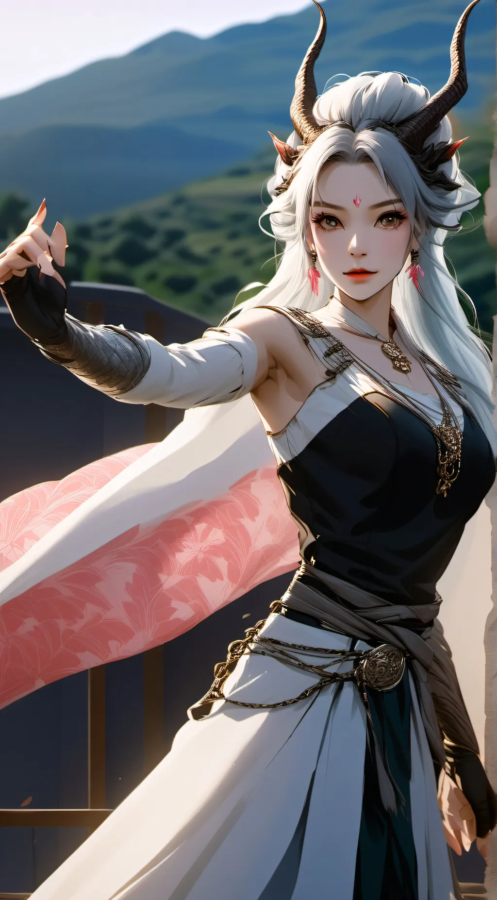 ai character: Sophia. background