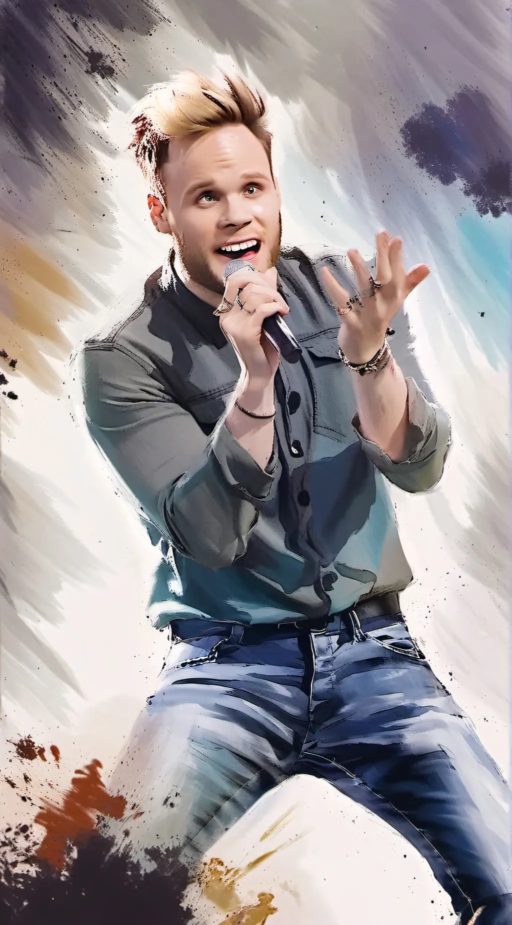 ai character: olly murs background