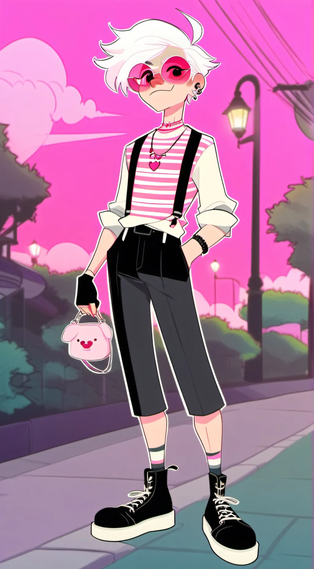 ai character: 🩷Angeldust🕷️ background