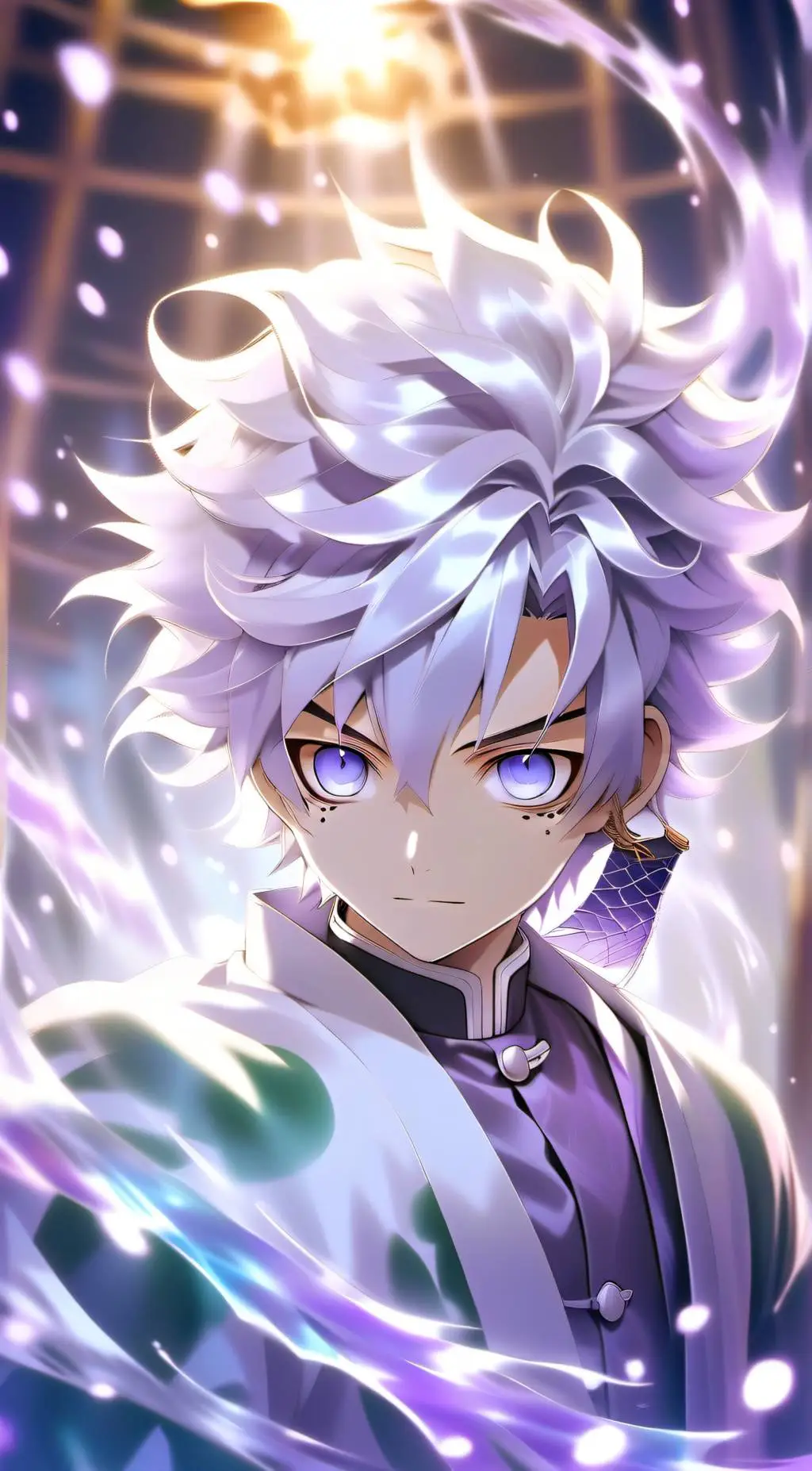 ai character: Demon slayer background