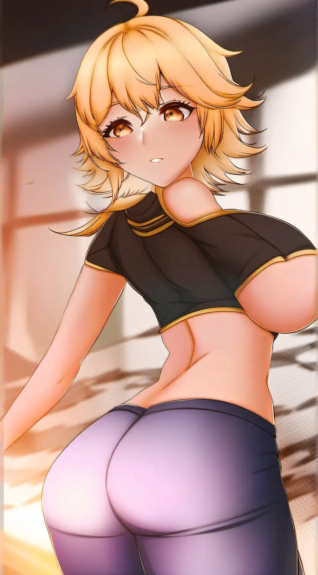 ai character: lumine  background